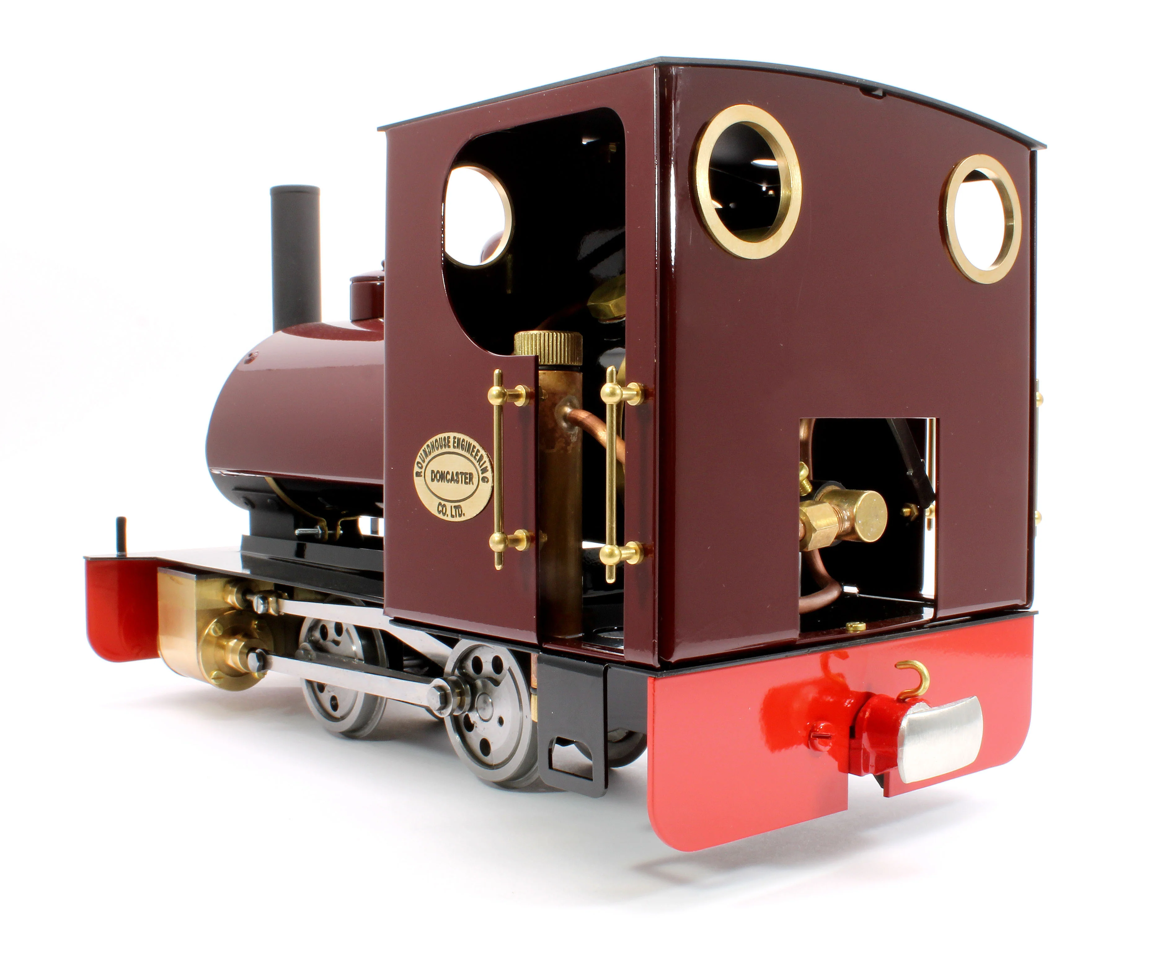 0-4-0 Saddle Tank 'Bertie' Fairlie Engine Maroon (Manual, Uninsulated Wheels) Steam Locomotive - Image 3