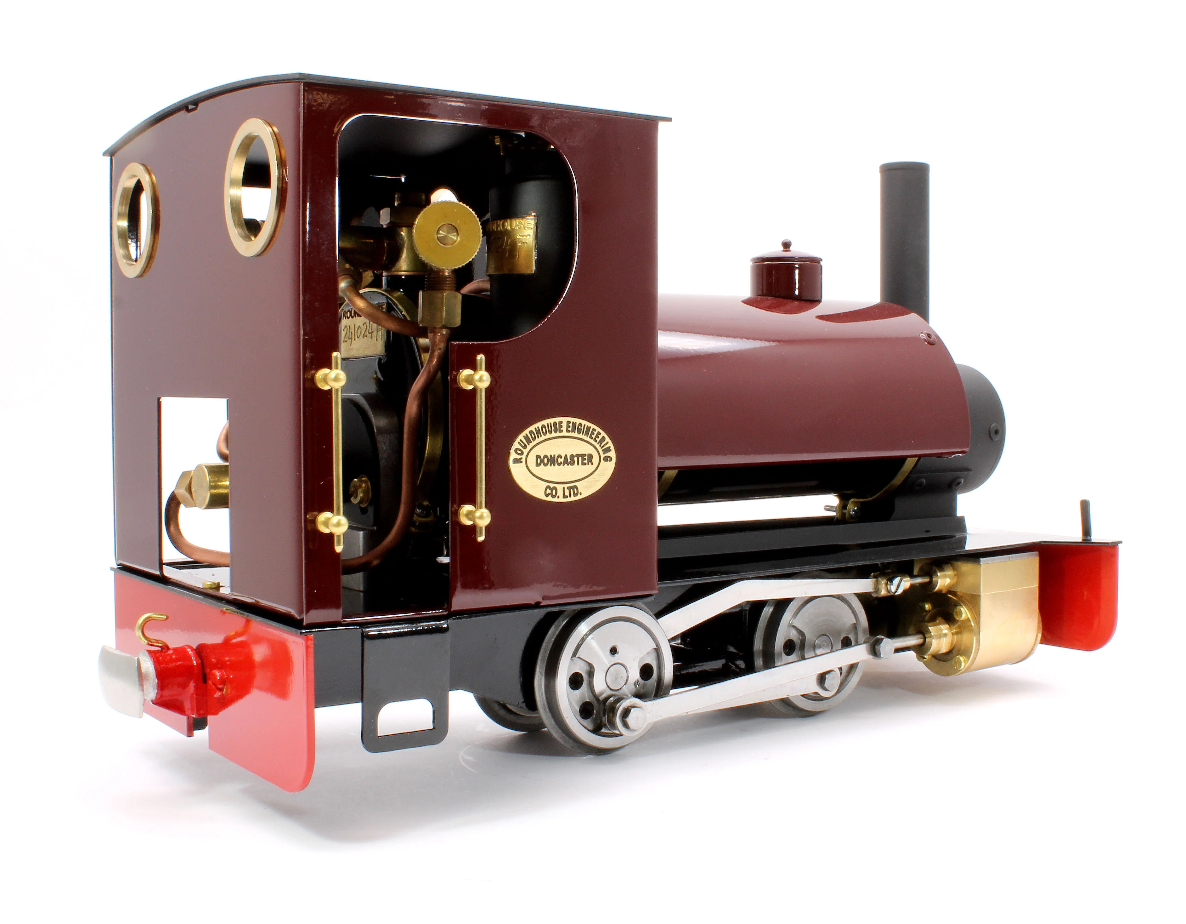 0-4-0 Saddle Tank 'Bertie' Fairlie Engine Maroon (Manual, Uninsulated Wheels) Steam Locomotive - Image 4
