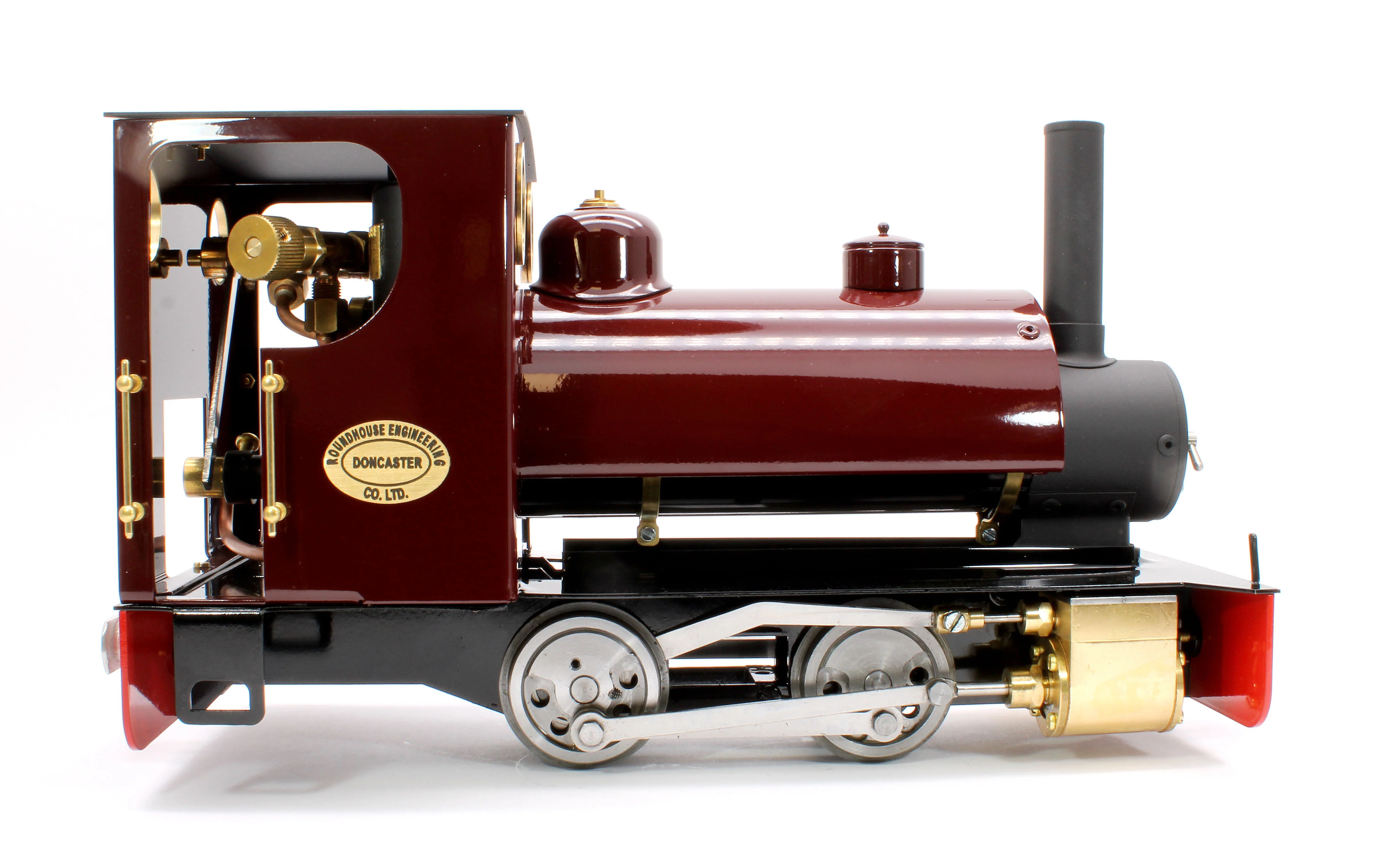 0-4-0 Saddle Tank 'Bertie' Fairlie Engine Maroon (Manual, Uninsulated Wheels) Steam Locomotive - Image 5