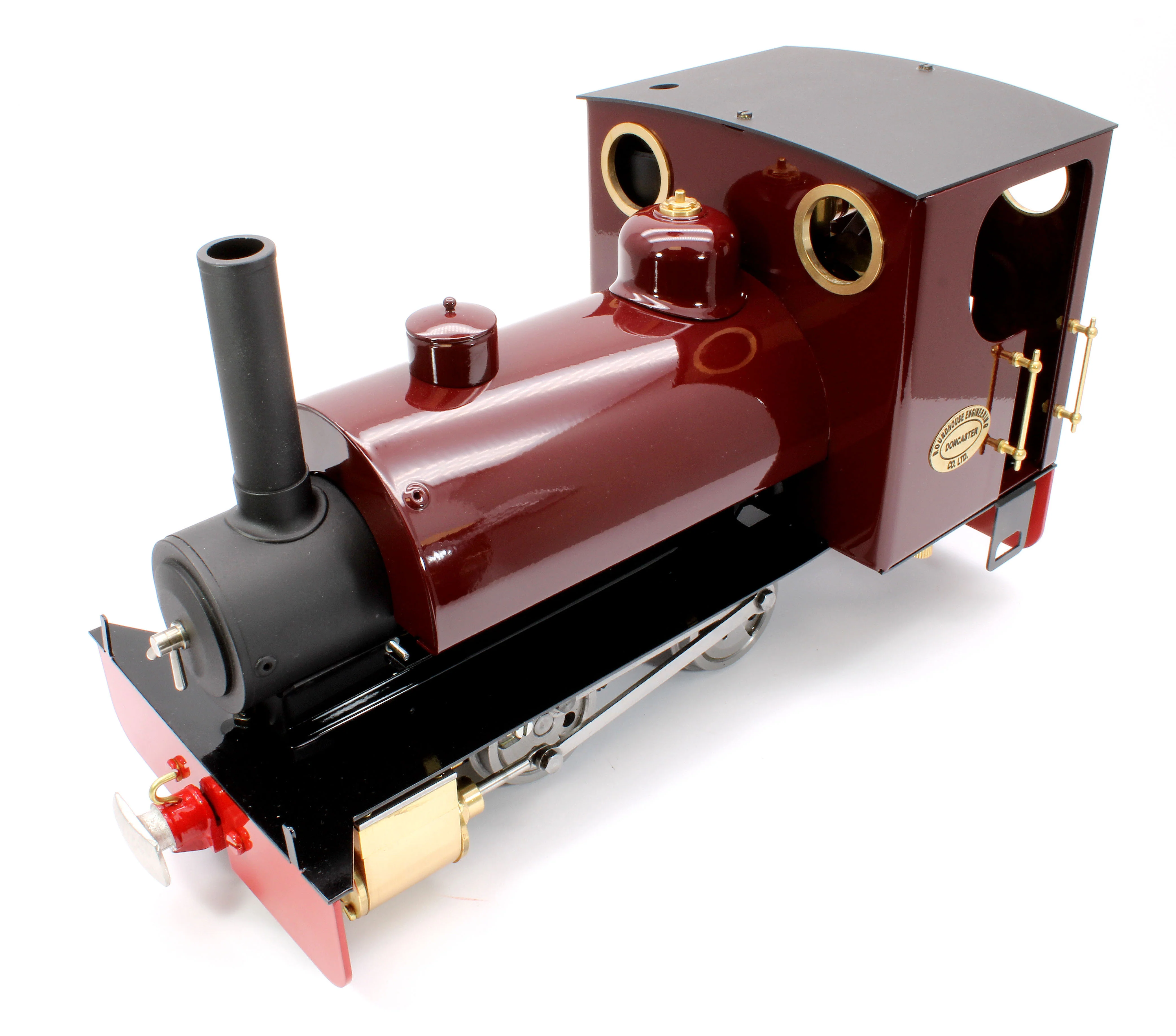 0-4-0 Saddle Tank 'Bertie' Fairlie Engine Maroon (Manual, Uninsulated Wheels) Steam Locomotive - Image 9