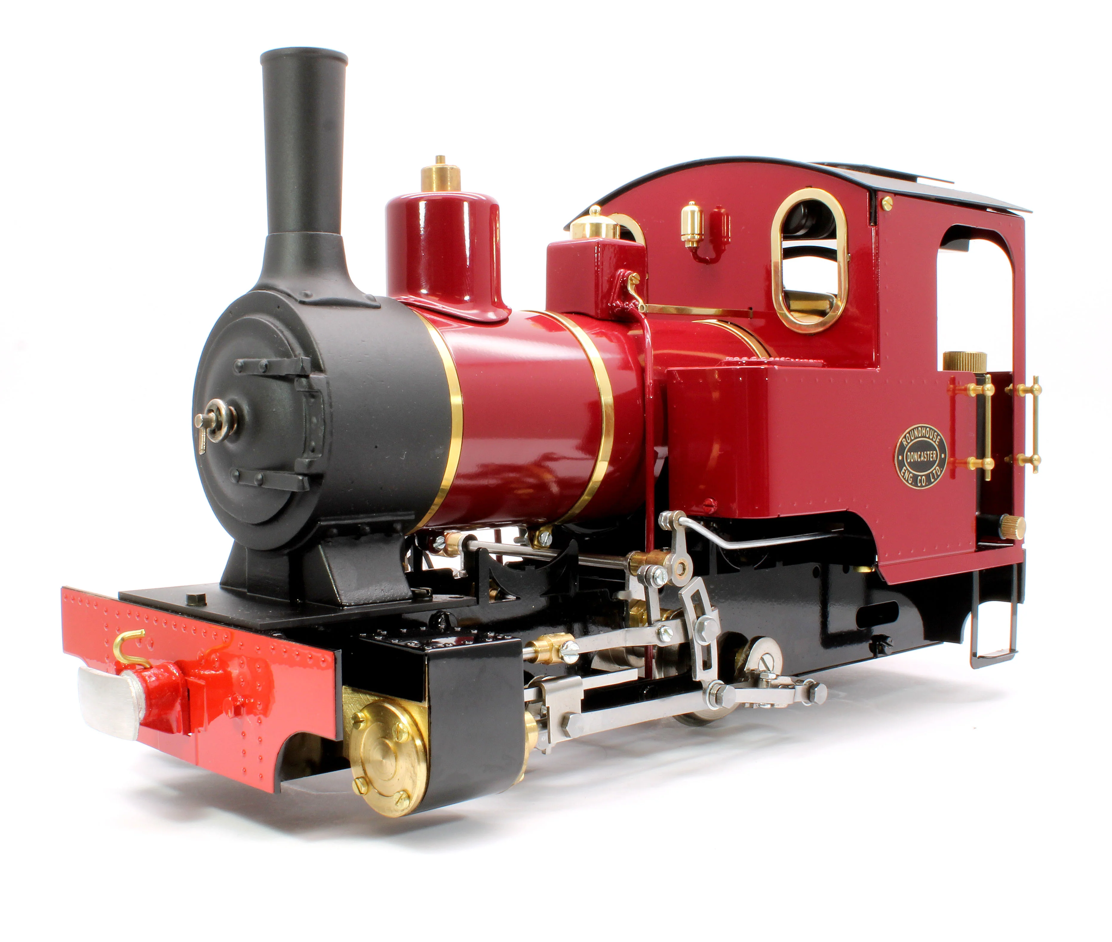 BRC-MAROON-NI 0-4-0 Side Tank Engine 'Billy' Maroon (Radio Control, Uninsulated Wheels) Steam Locomotive
