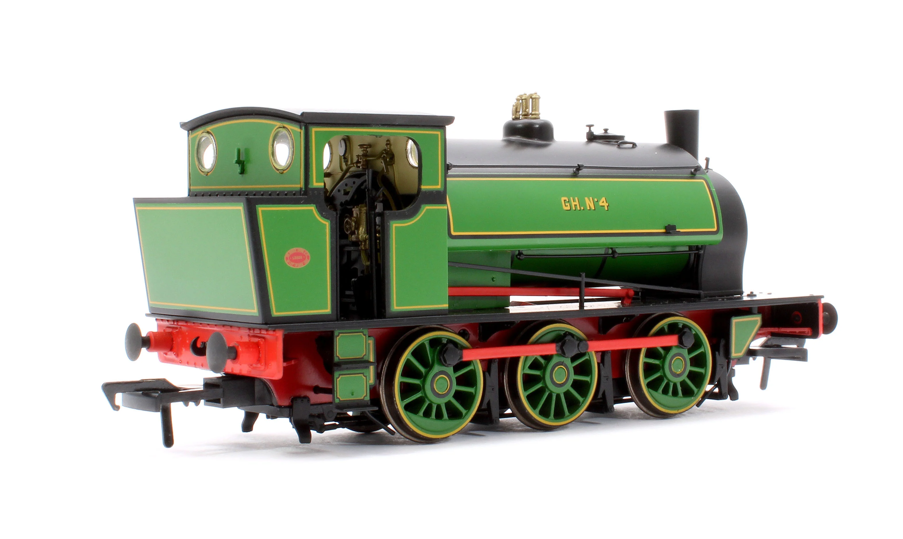 903015 16” Hunslet No. 4, Glasshoughton Colliery Lined Green, Stovepipe Chimney, No. 3855 - Image 3