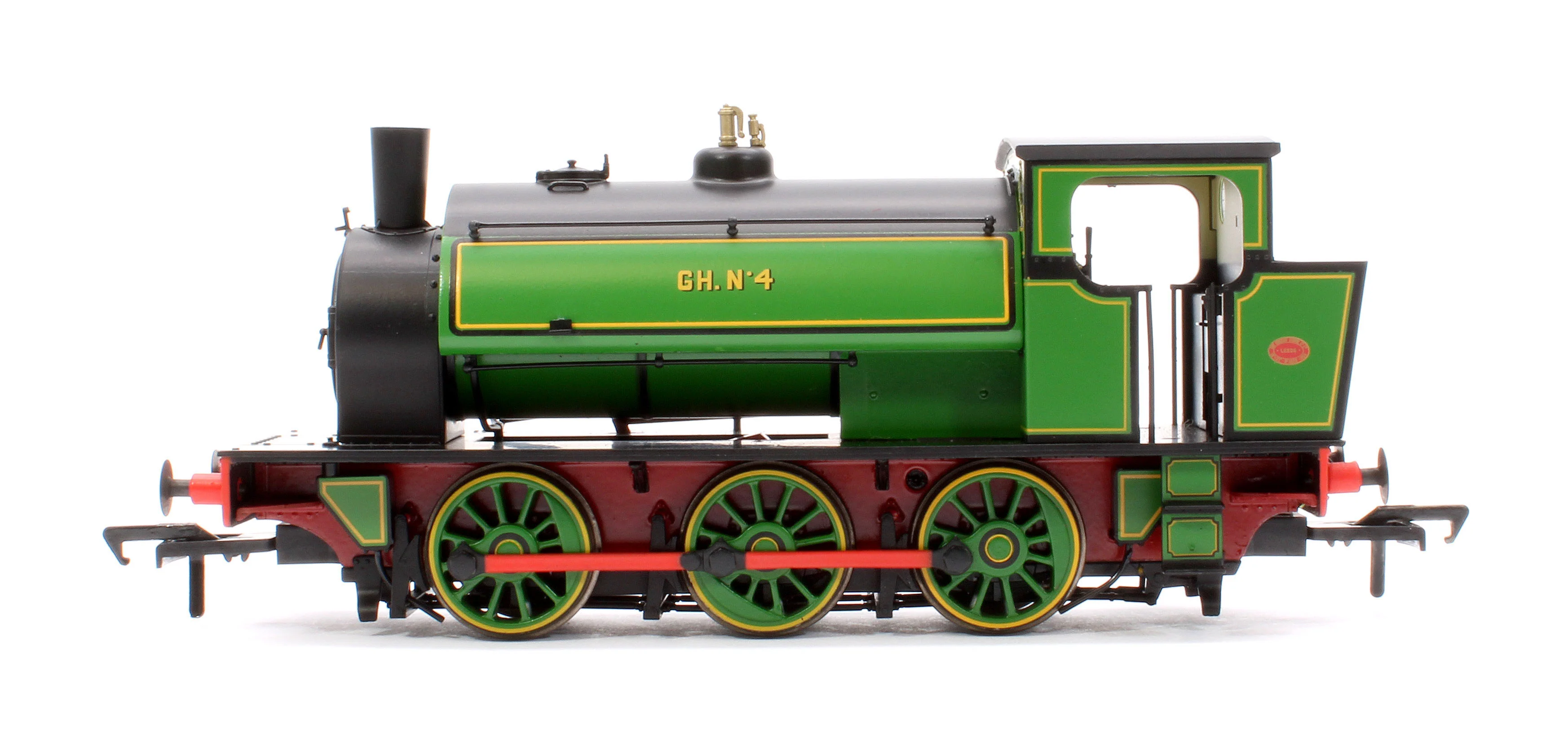 903015 16” Hunslet No. 4, Glasshoughton Colliery Lined Green, Stovepipe Chimney, No. 3855 - Image 5