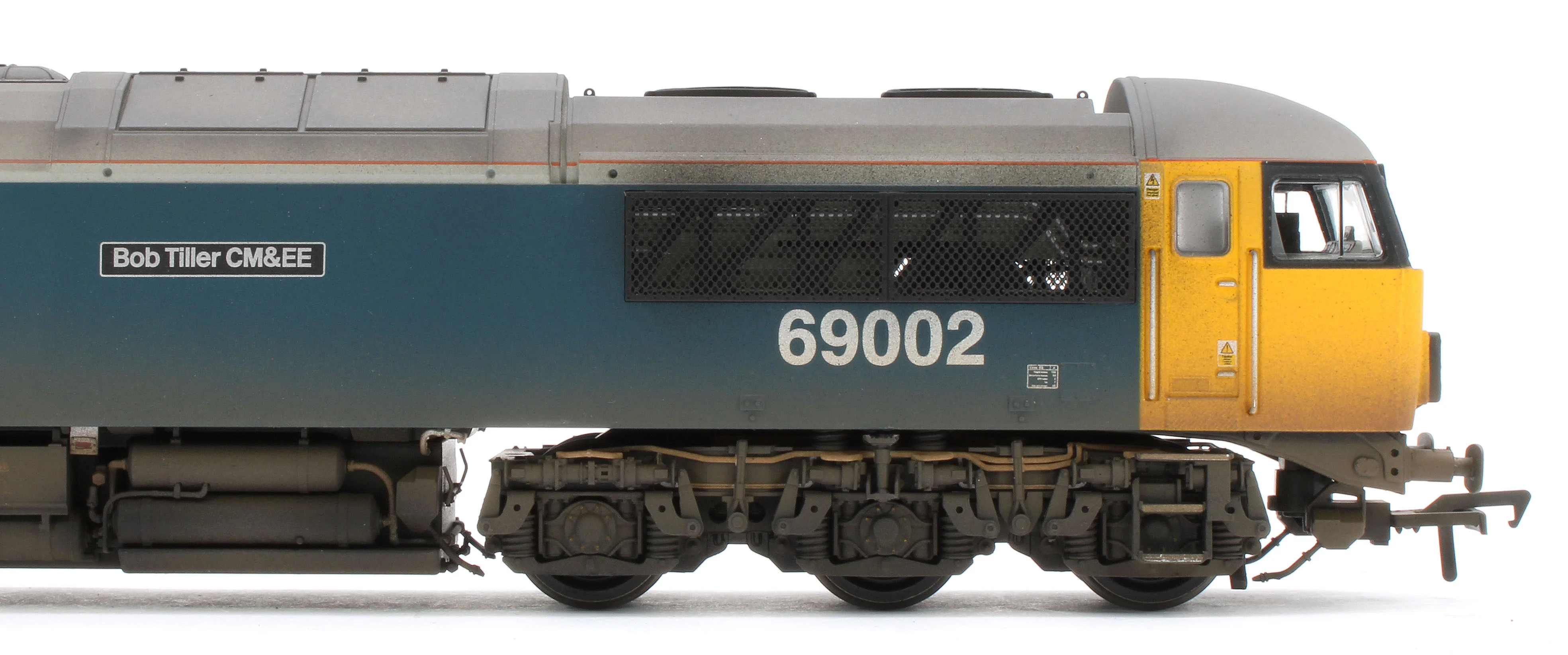 35-777SFW Bespoke Weathered Class 69 69002 'Bob Tiller CM&EE' BR Blue (Large Logo) (GBRf) Diesel Locomotive - DCC Sound - Image 10