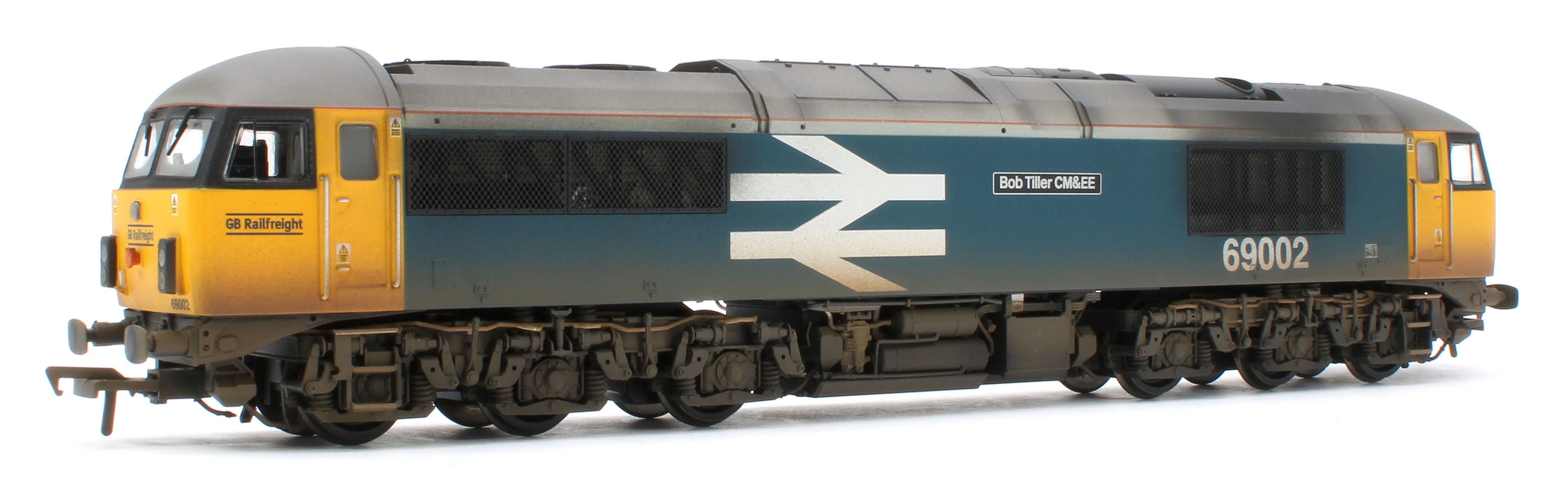 35-777SFW Bespoke Weathered Class 69 69002 'Bob Tiller CM&EE' BR Blue (Large Logo) (GBRf) Diesel Locomotive - DCC Sound - Image 4