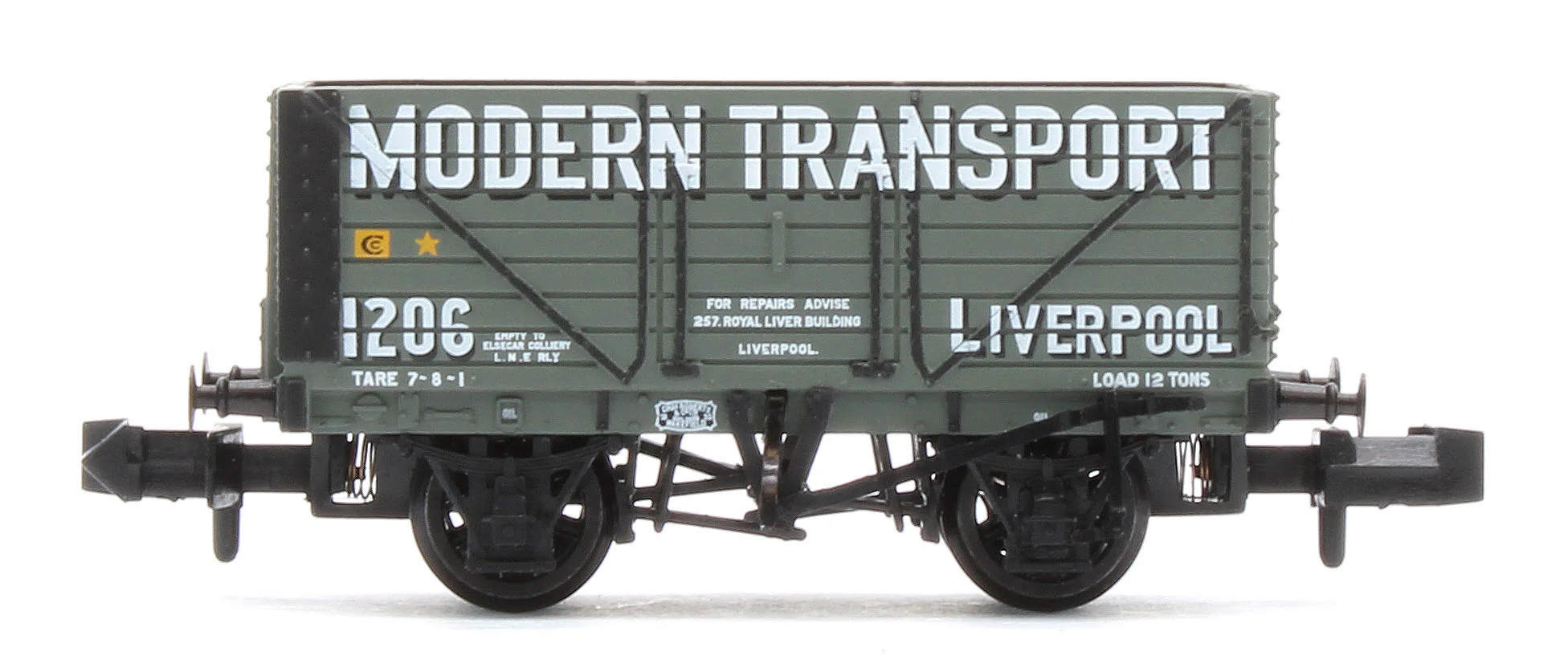 8 Plank Wagon End Door 'Modern Transport Liverpool' Grey No.1206 - Image 2