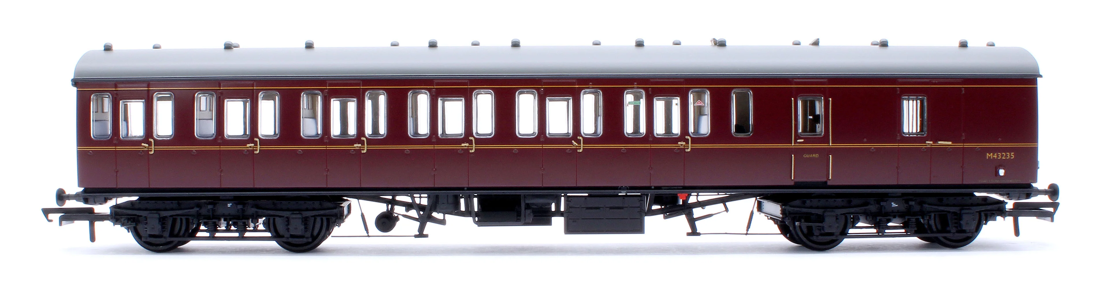 ACC2352 BR Mk1 57' Non-Gangway Coach - BS - Lined Maroon (Low position) M43235 - Image 2