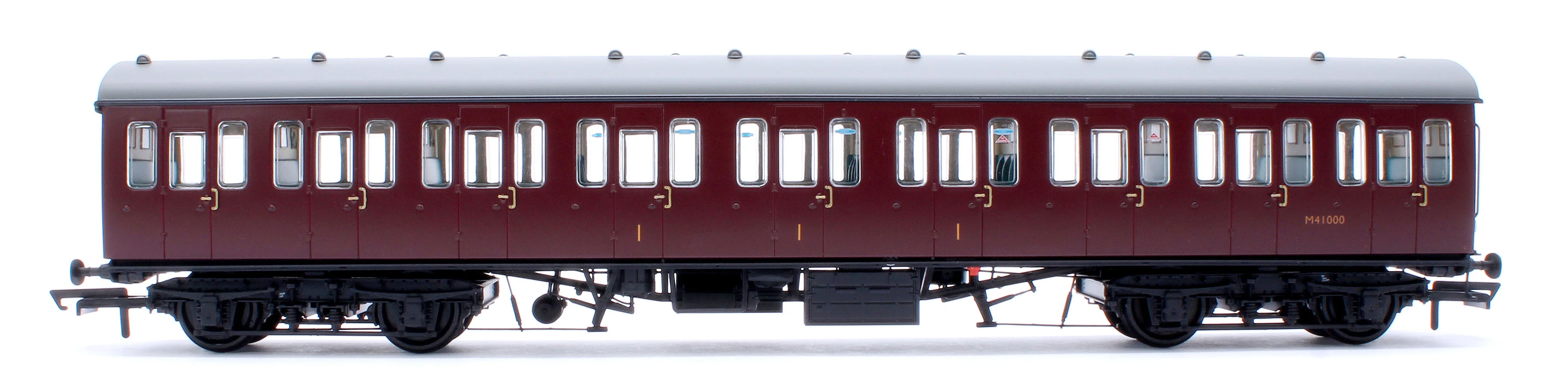 ACC2356 BR Mk1 57' Non-Gangway Coach - C - Plain Maroon M41000 - Image 2