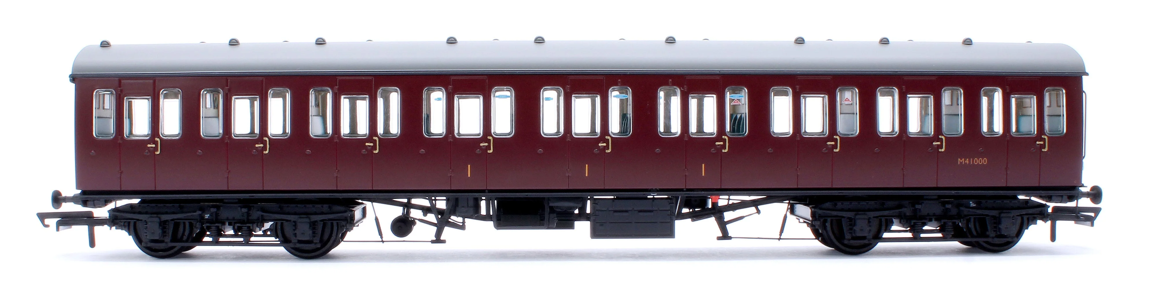 Pre-Owned ACC2356 BR Mk1 57' Non-Gangway Coach - C - Plain Maroon M41000 - Image 2