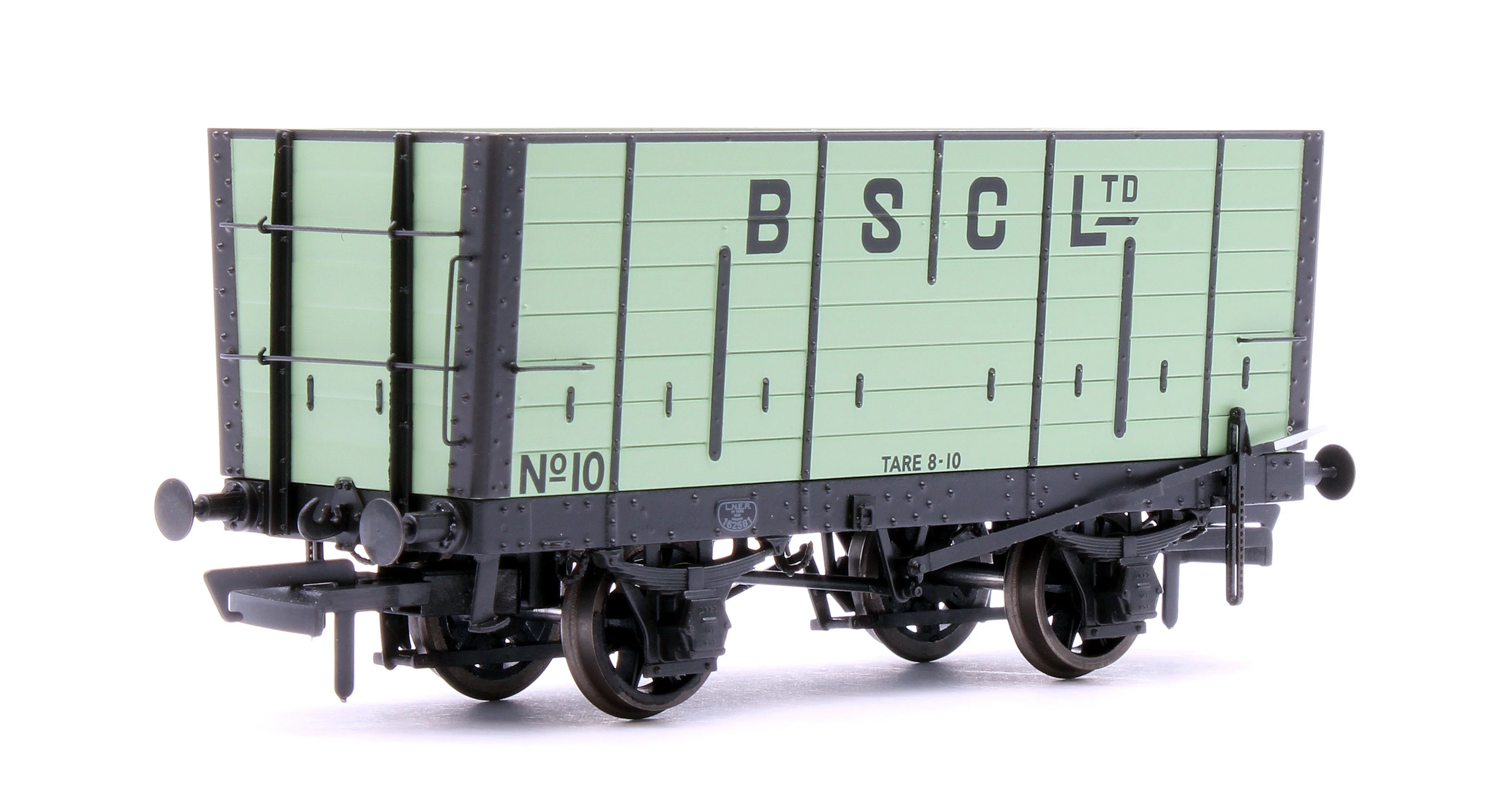 Pre-Owned NER 20t Hopper - BSC (Internal User) Hopper - Pale Green, with black ironwork - Triple Pack - Image 3