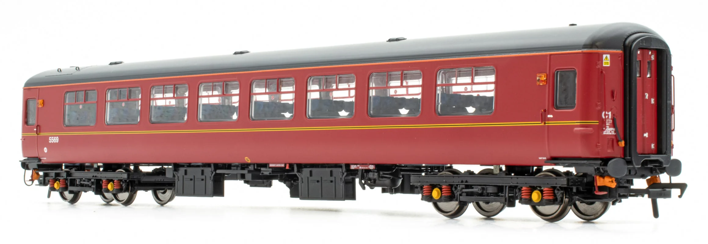 BR Mk.2c (small toilet window) TSO 5569 Maroon (South Wales & West)