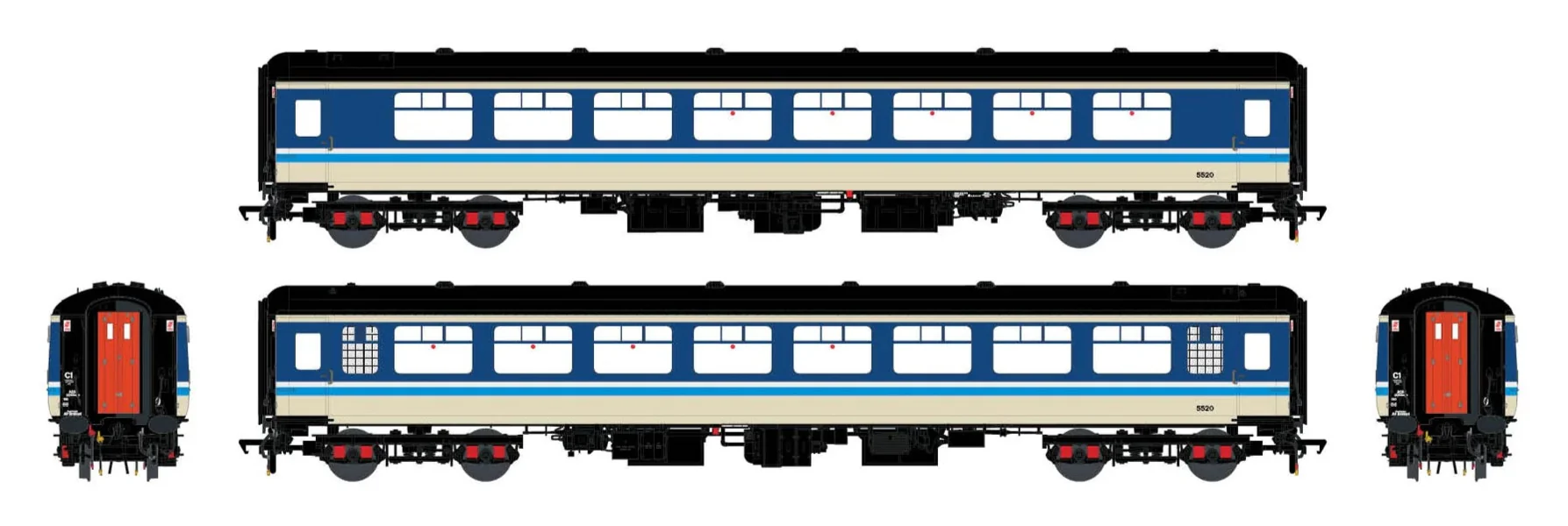 BR Mk.2c (large toilet window) TSO 5520 Provincial (Unbranded)