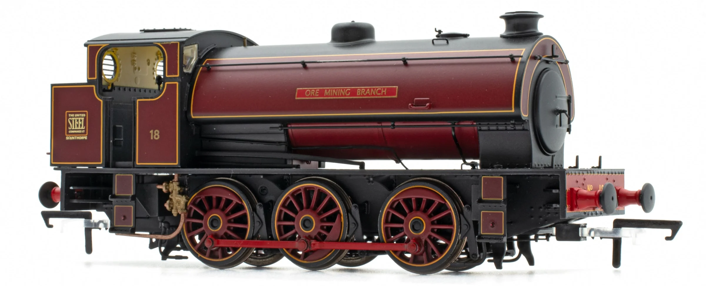 ACC3099 Hunslet 'Austerity' 0-6-0 Saddle Tank United Steel Company 'Ore Mining Branch' No.18 Steam Locomotive