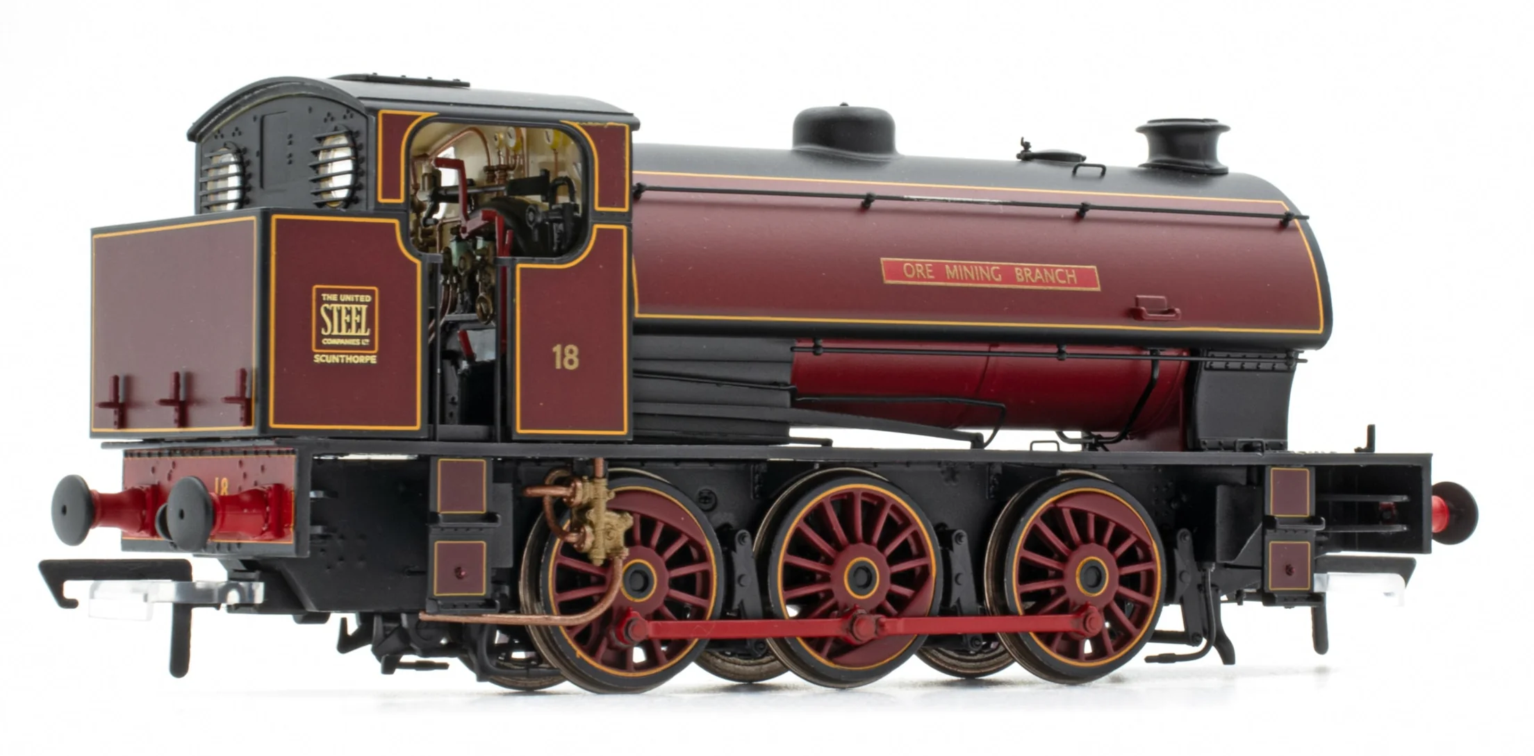 ACC3099 Hunslet 'Austerity' 0-6-0 Saddle Tank United Steel Company 'Ore Mining Branch' No.18 Steam Locomotive - Image 2