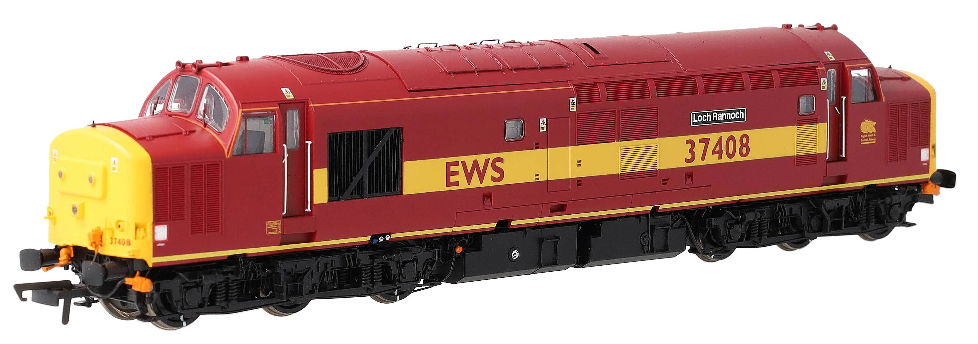 ACC3151 Class 37 Loch Rannoch EWS Maroon & Gold 37408 Diesel Locomotive