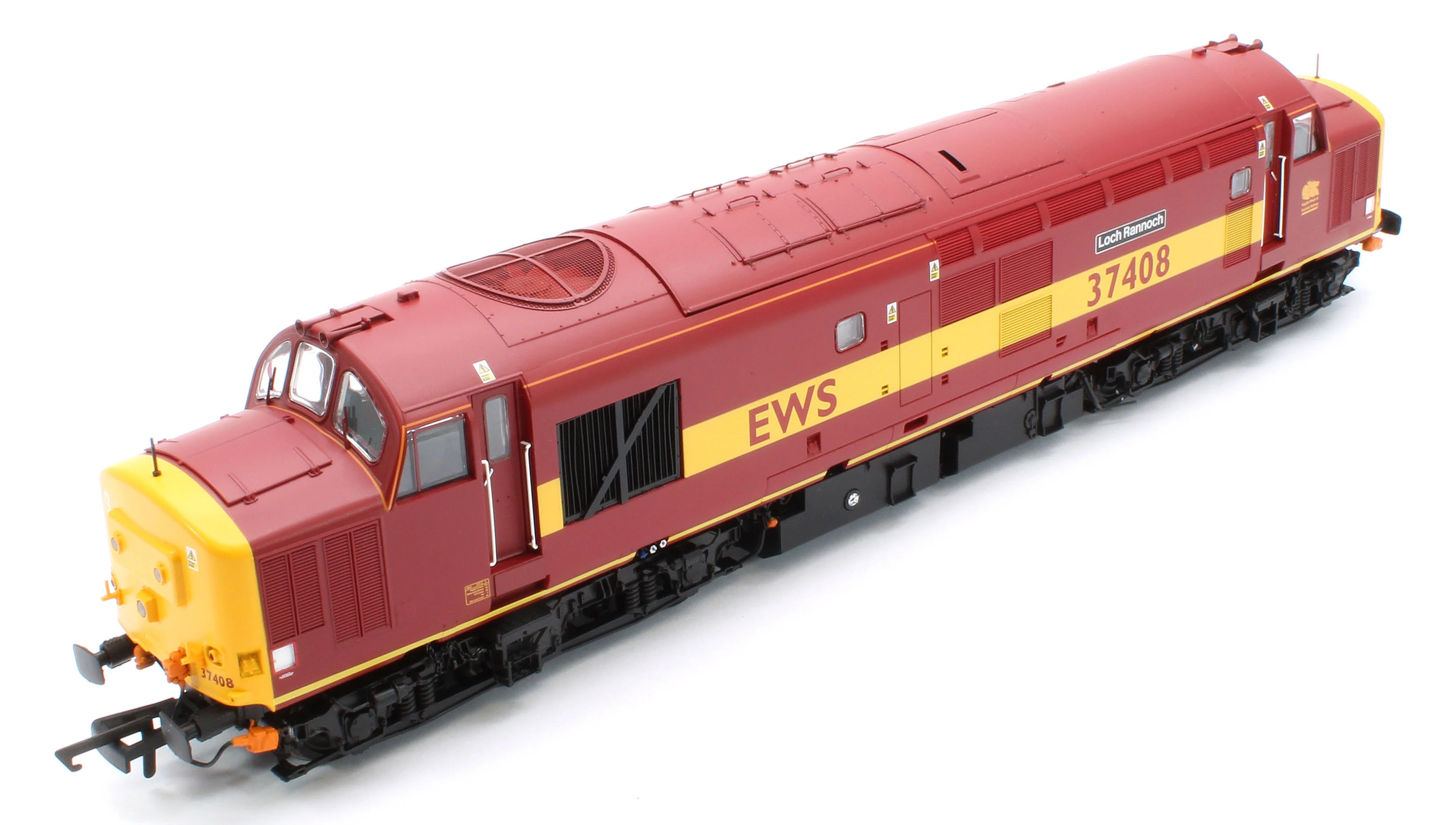 ACC3151 Class 37 Loch Rannoch EWS Maroon & Gold 37408 Diesel Locomotive - Image 12