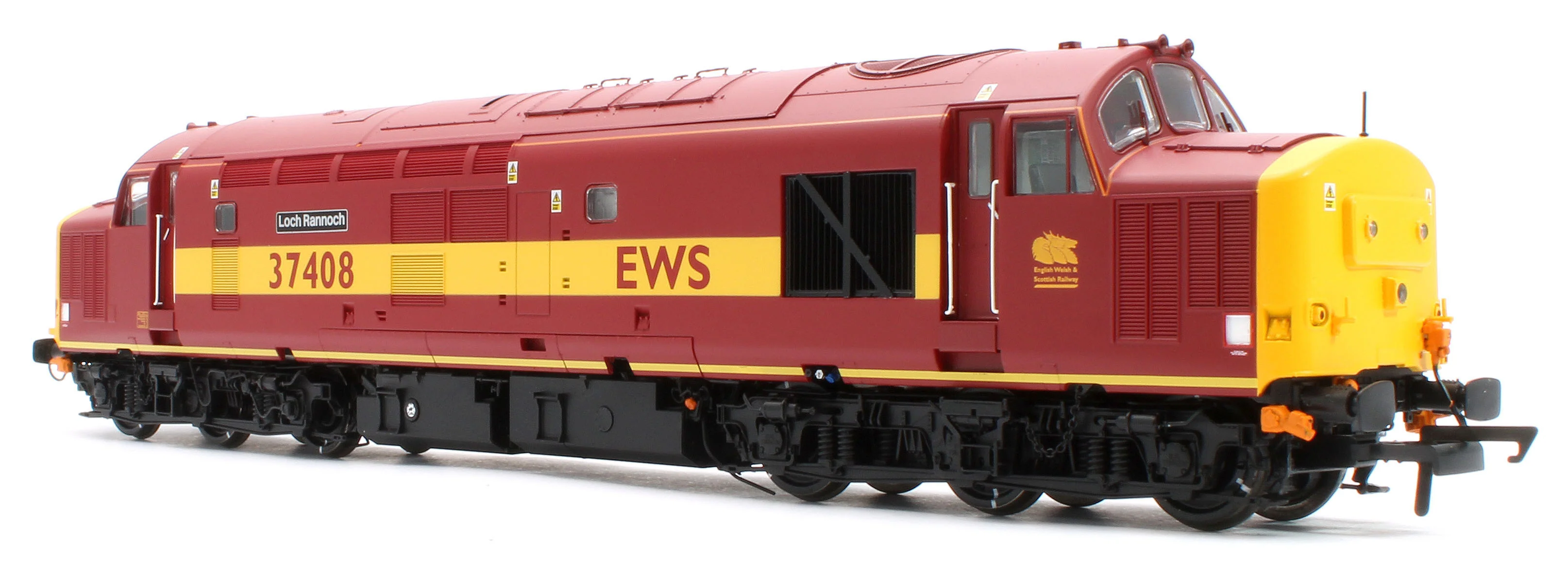 ACC3160-DCC Class 37 Loch Rannoch EWS Maroon & Gold 37408 Diesel Locomotive - DCC Sound - Image 6