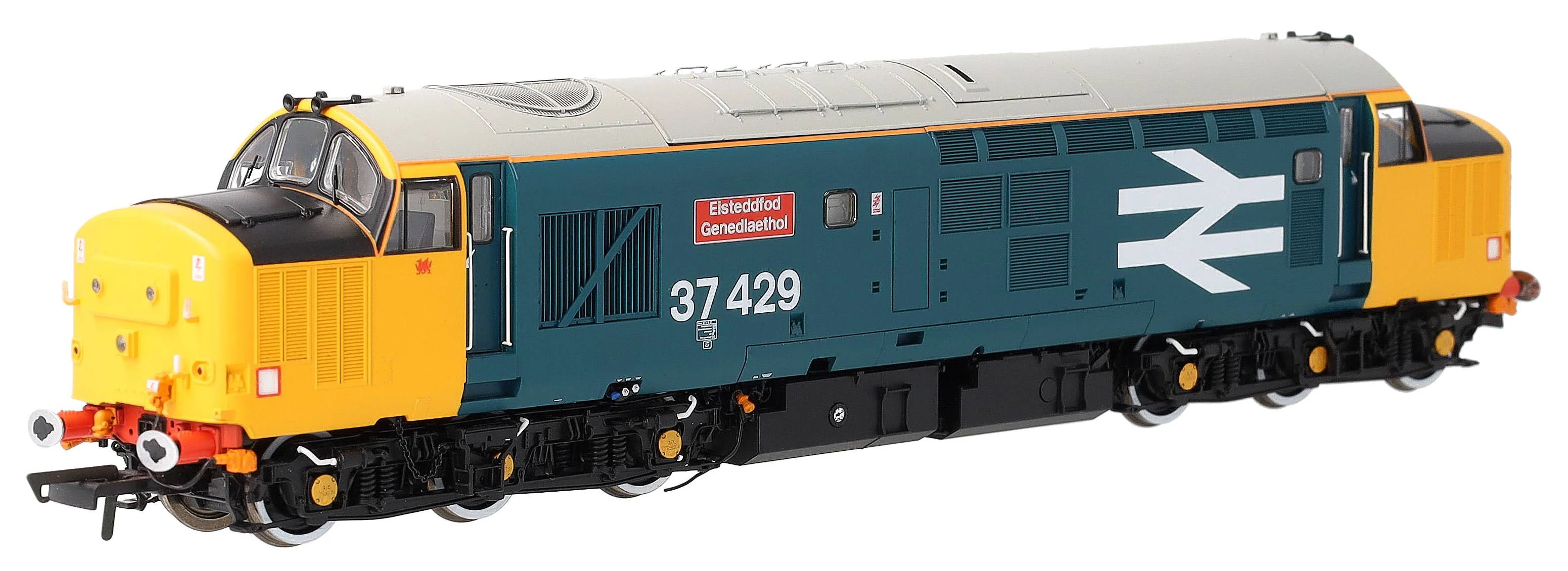 ACC3164-DCC Class 37 Eisteddfod Genedlaethol Large Logo Blue (with Welsh Dragon) 37429 Diesel Locomotive - DCC Sound