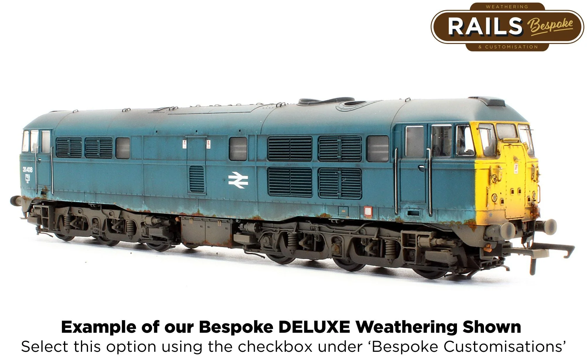 Pre-Owned ACC3181 Class 31 31418 BR Blue Diesel Locomotive - Image 10