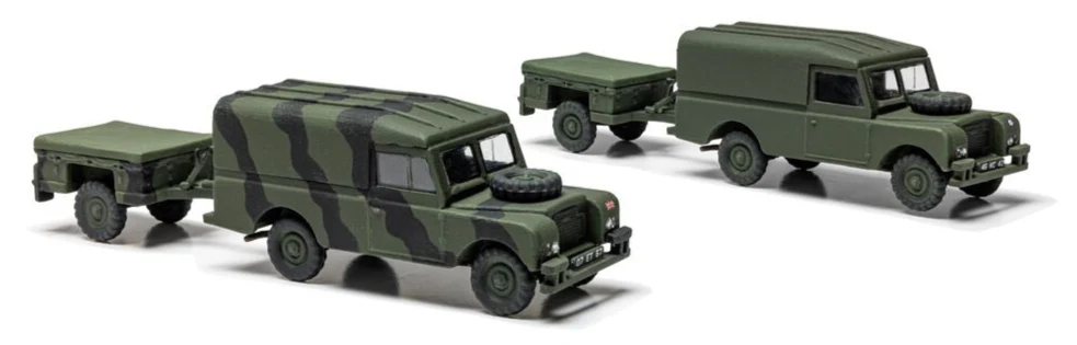 A02324 LWB Land Rover (Hard Top) & Trailer Model Kit - Image 4