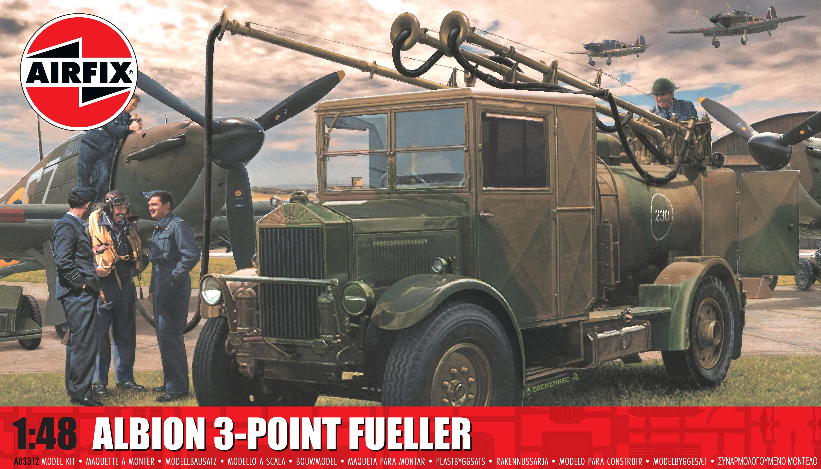 A03312 Albion 3-Point Fueller Model Kit