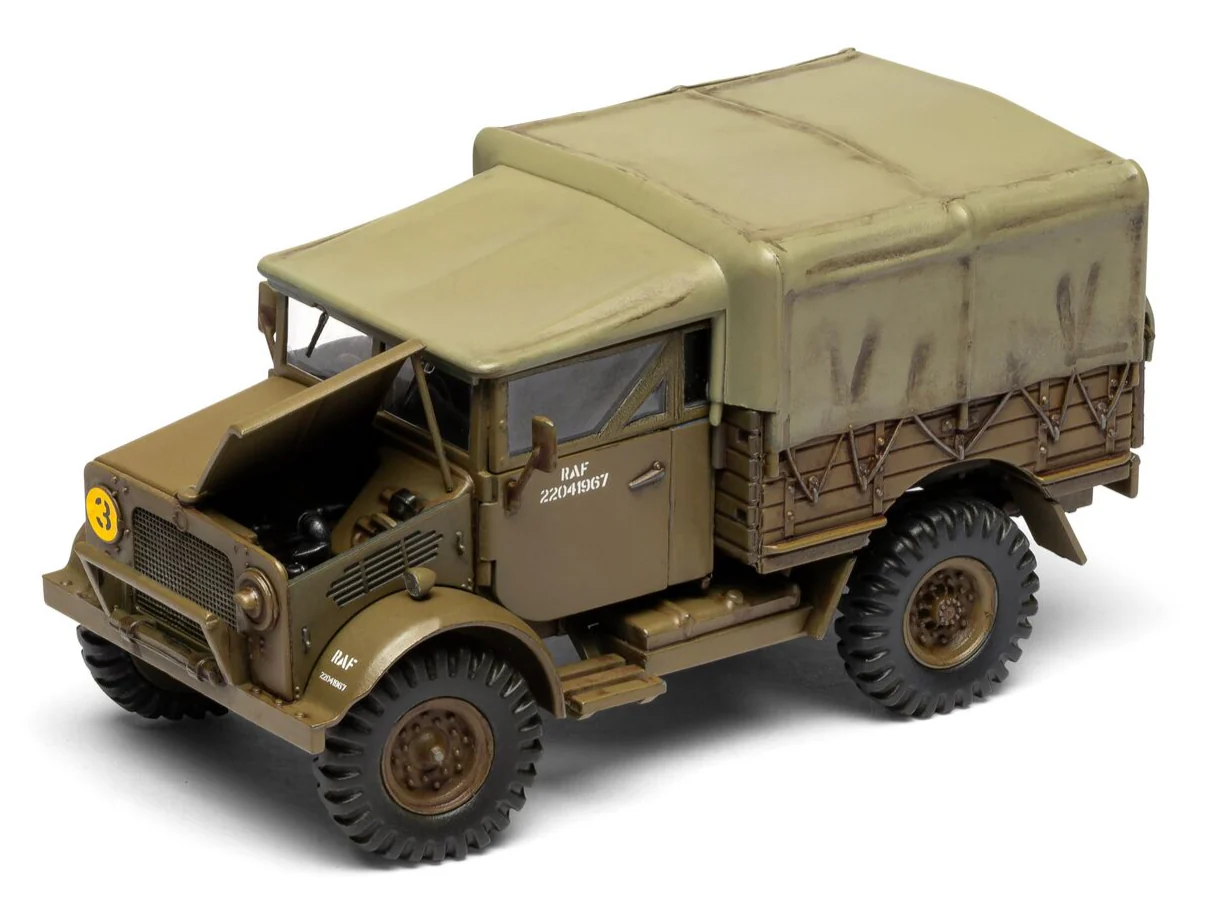 A03313A WWII RAF 15-cwt 4 x 2 G.S. Truck Model Kit - Image 5