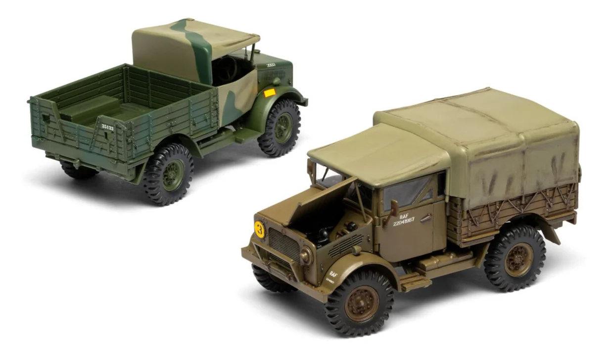 A03313A WWII RAF 15-cwt 4 x 2 G.S. Truck Model Kit - Image 9