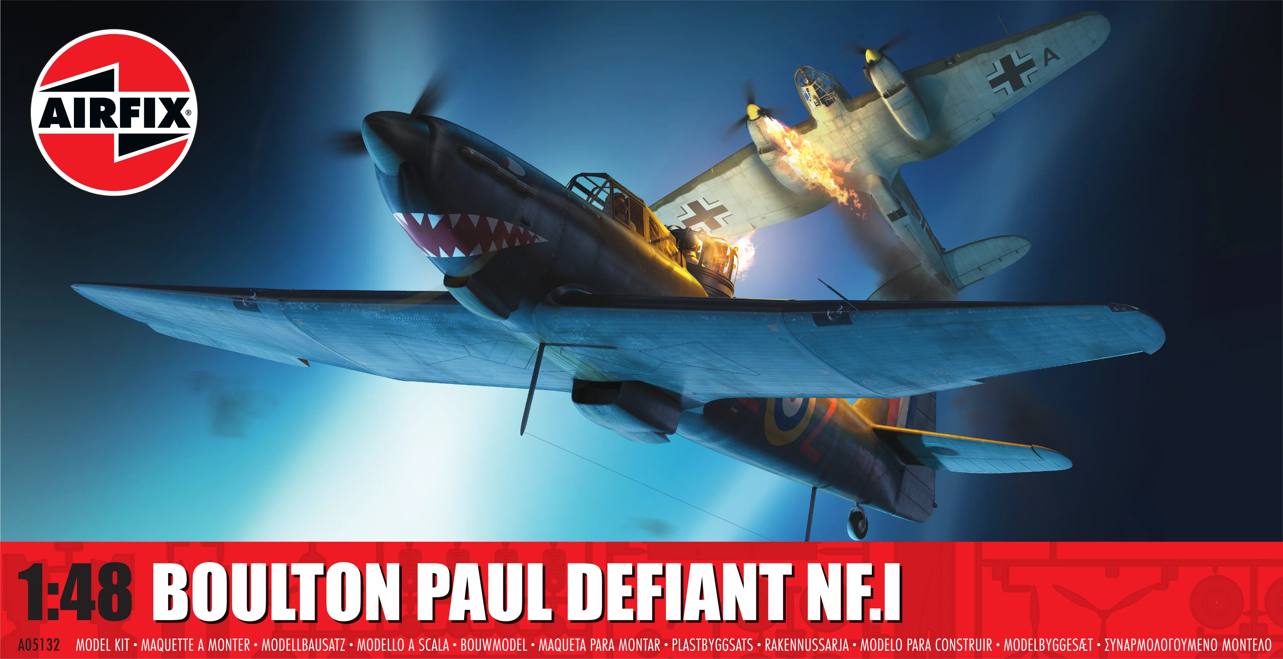 A05132 Boulton Paul Defiant NF.I Model Kit