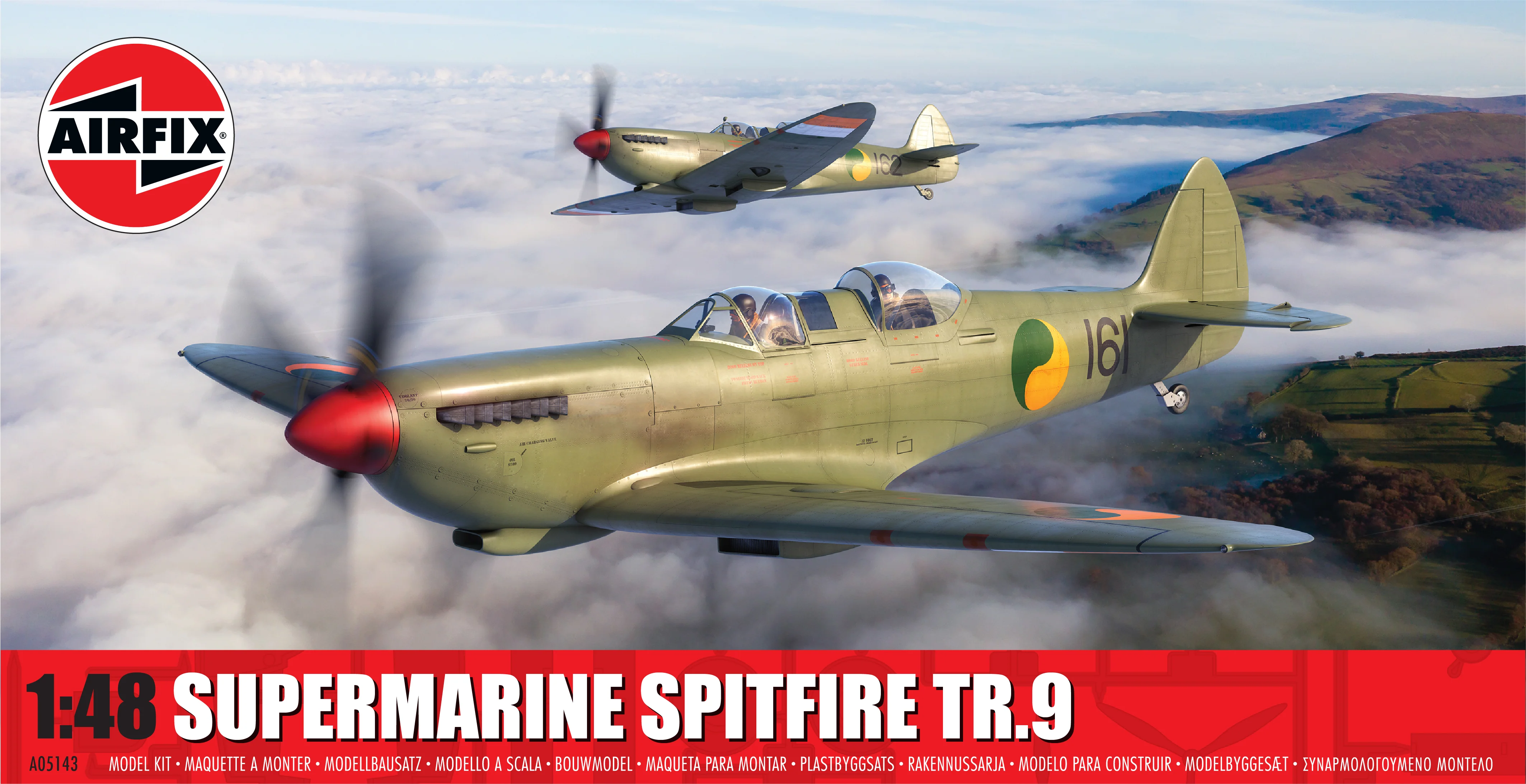 A05143 Supermarine Spitfire Tr.9 Model Kit