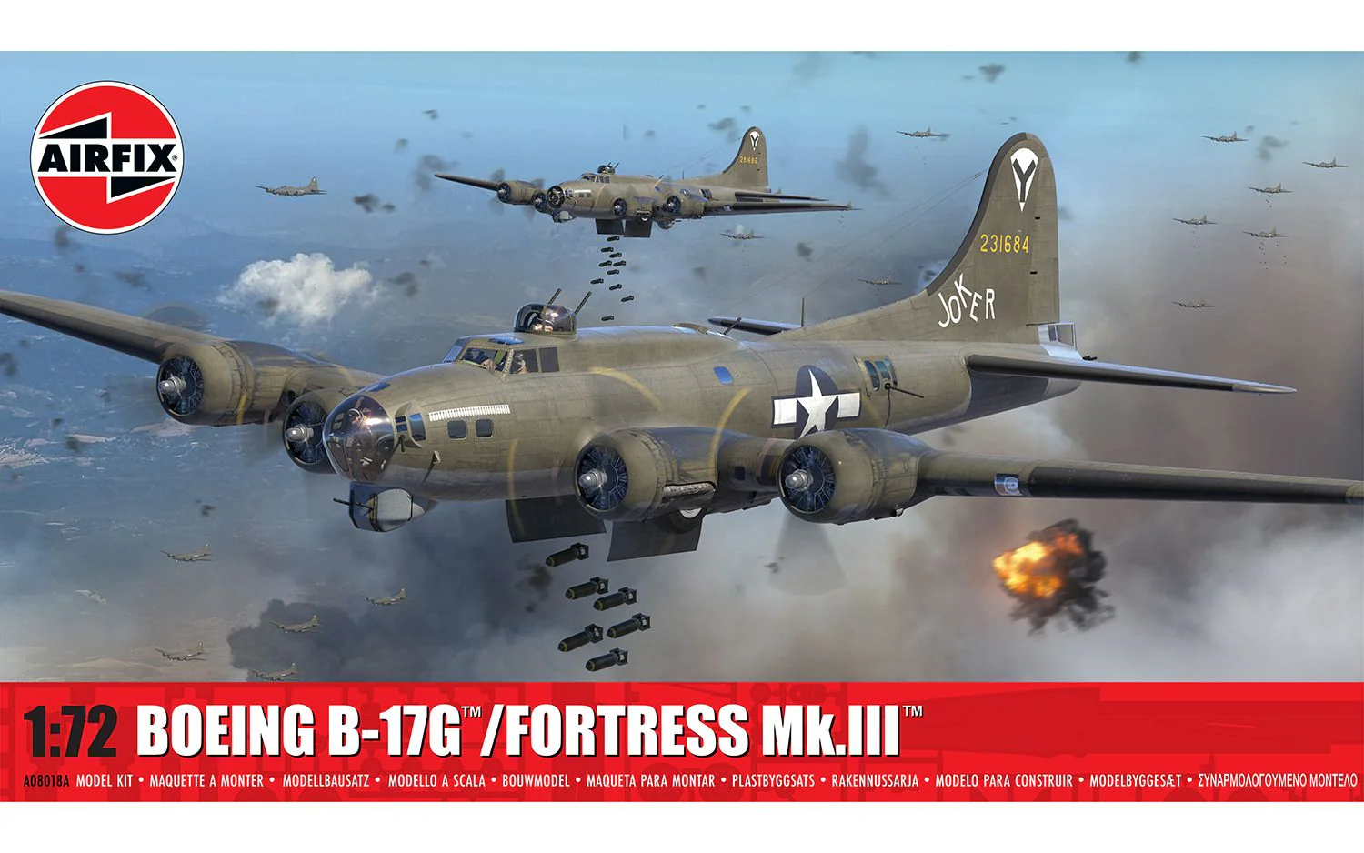 A08018A Boeing B-17G / Fortress Mk.III Model Kit