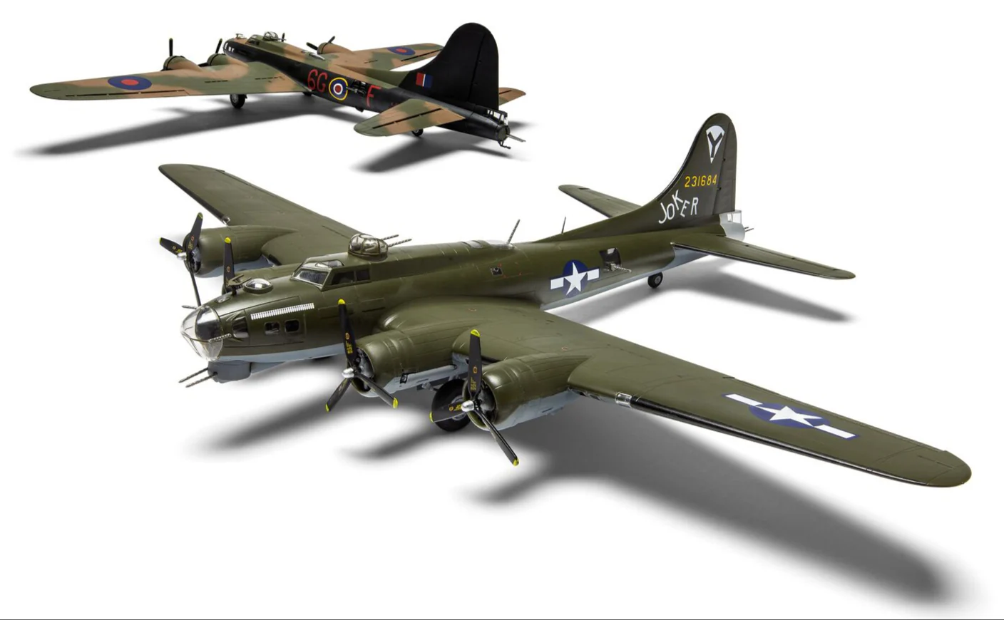 A08018A Boeing B-17G / Fortress Mk.III Model Kit - Image 8