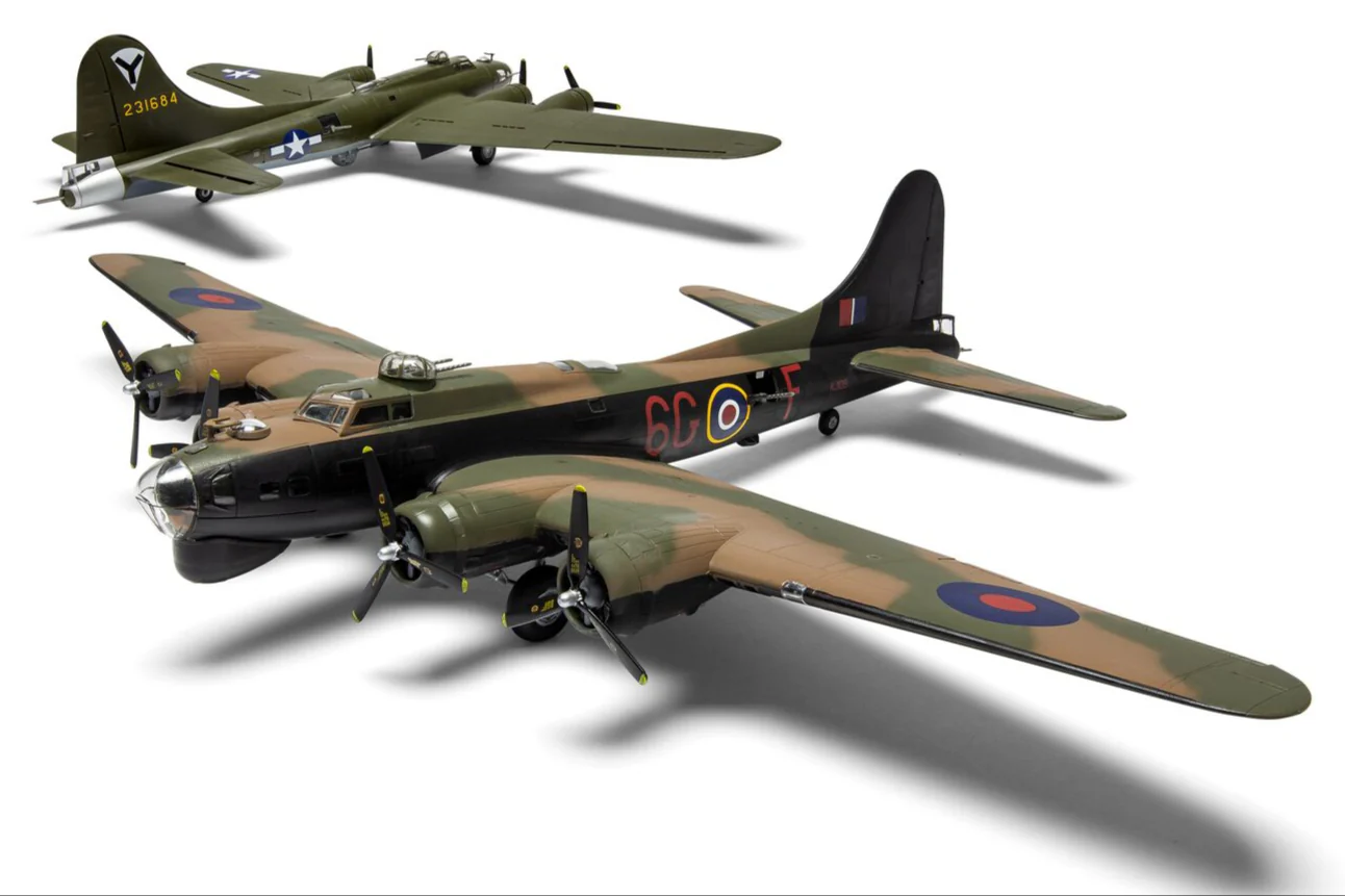 A08018A Boeing B-17G / Fortress Mk.III Model Kit - Image 9
