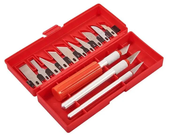 AM-S0500 13 Piece hobby knife kit