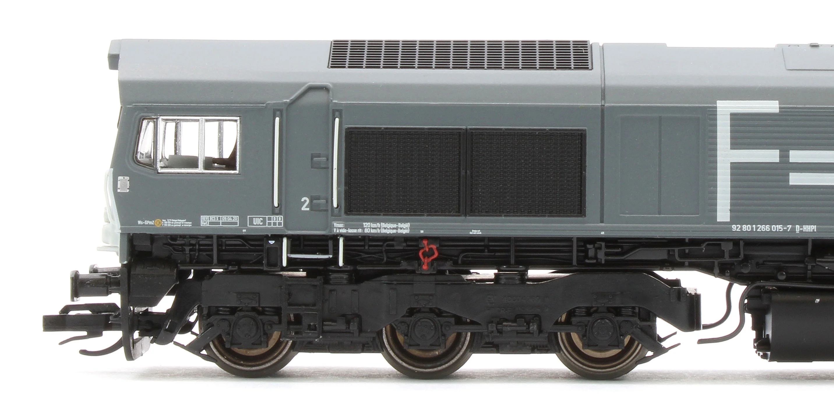 HN9069HM Class 66 Heavy Haul Power Grey Livery Ep.VI Diesel-Electric Locomotive - DCC Sound - Image 8