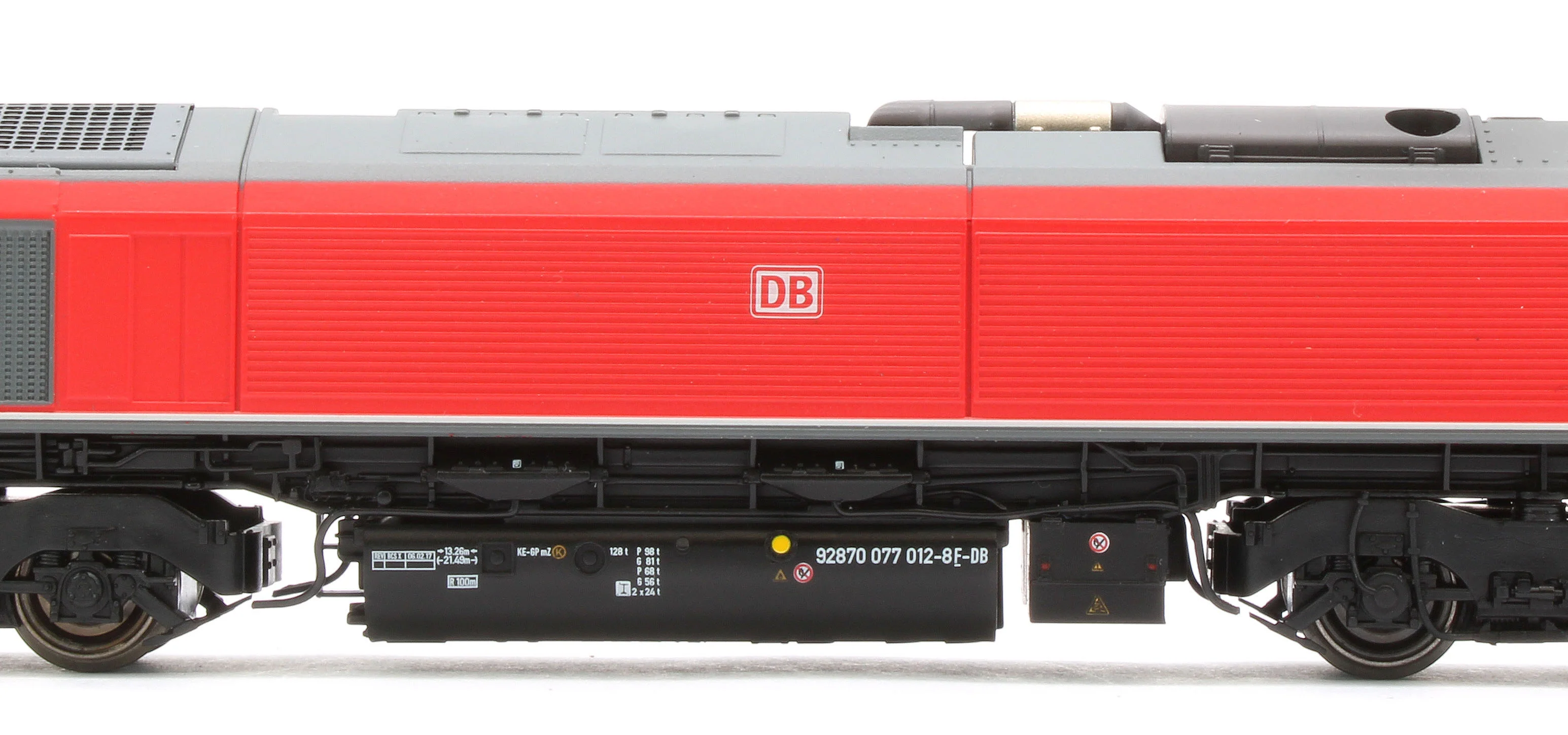 HN9070 Class 77 DB AG Red Livery Ep.VI Diesel-Electric Locomotive - Image 9
