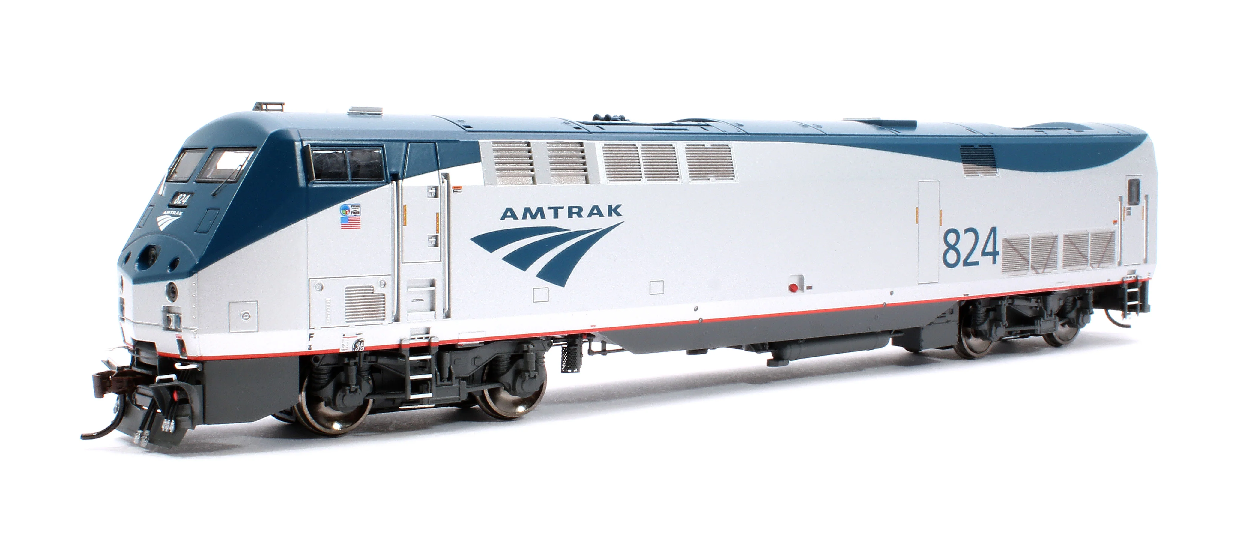 ATHG82280 HO P40DC Diesel Locomotive, Amtrak, Phase V #824