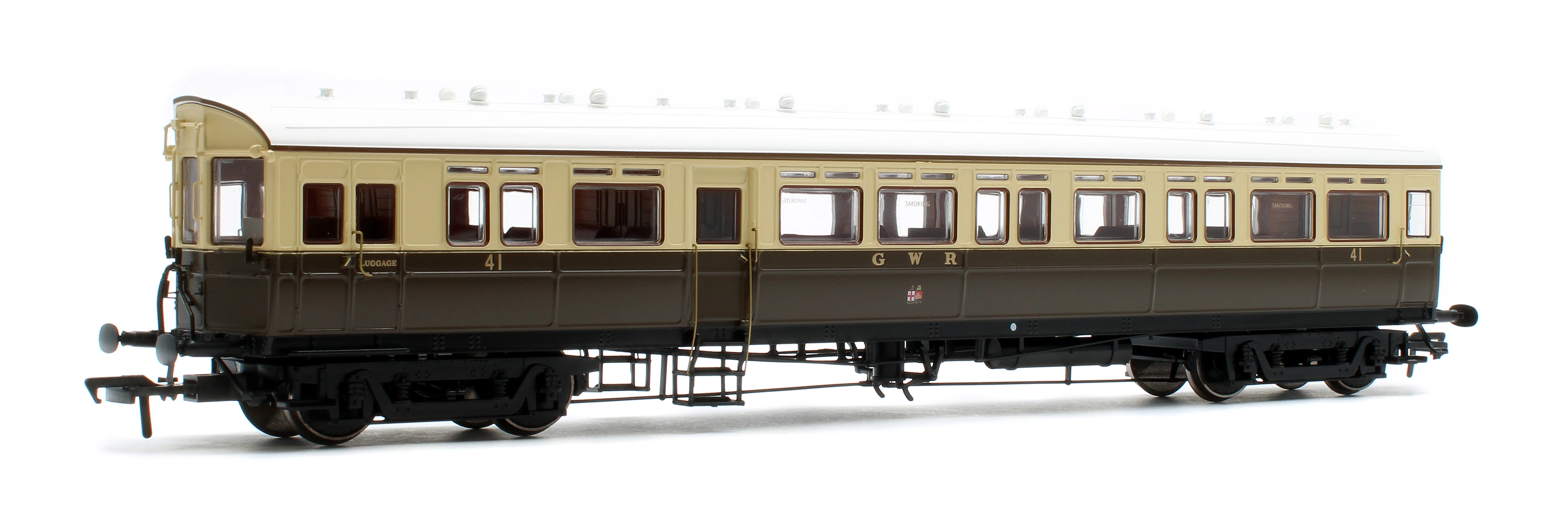 4P-004-003S Autocoach GWR Twin Cities Crest 41 Chocolate & Cream - DCC Sound - Image 2