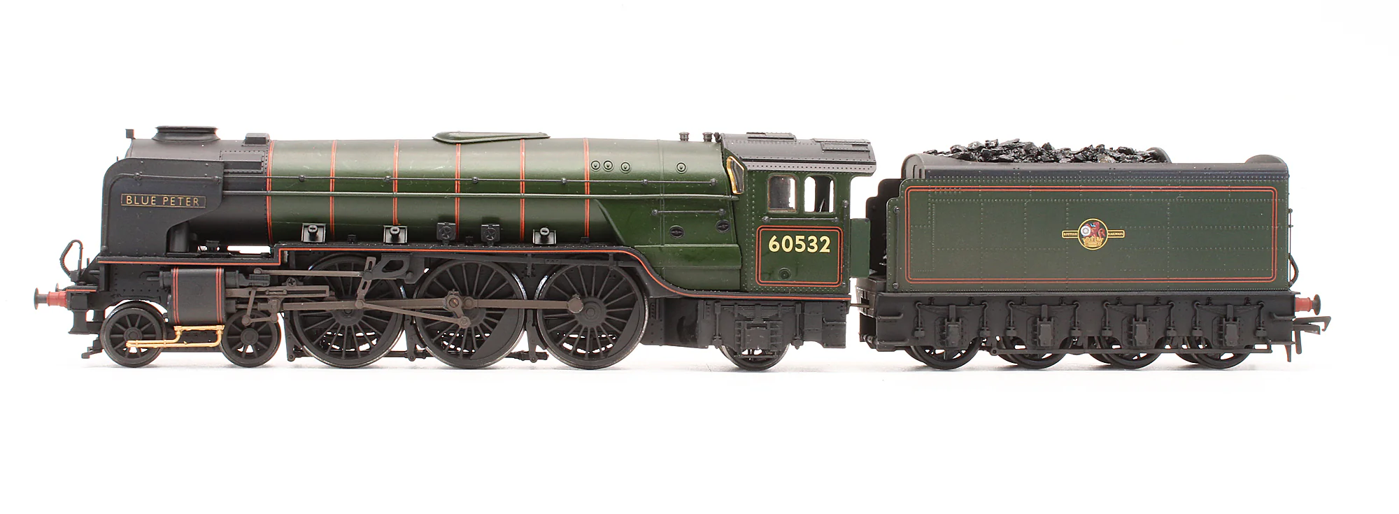 Pre-Owned 20-2009 BR Green 4-6-2 A2 'Blue Peter' 60532 Steam Locomotive - Limited Edition - DCC Fitted - Custom Weathered - Image 5
