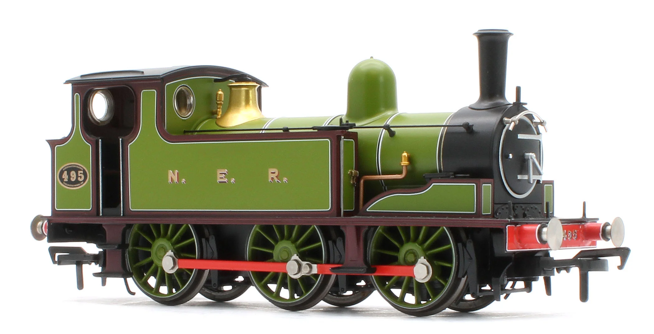 NER E (J71) 495 NER Lined Green & Maroon Steam Tank Locomotive - Image 6