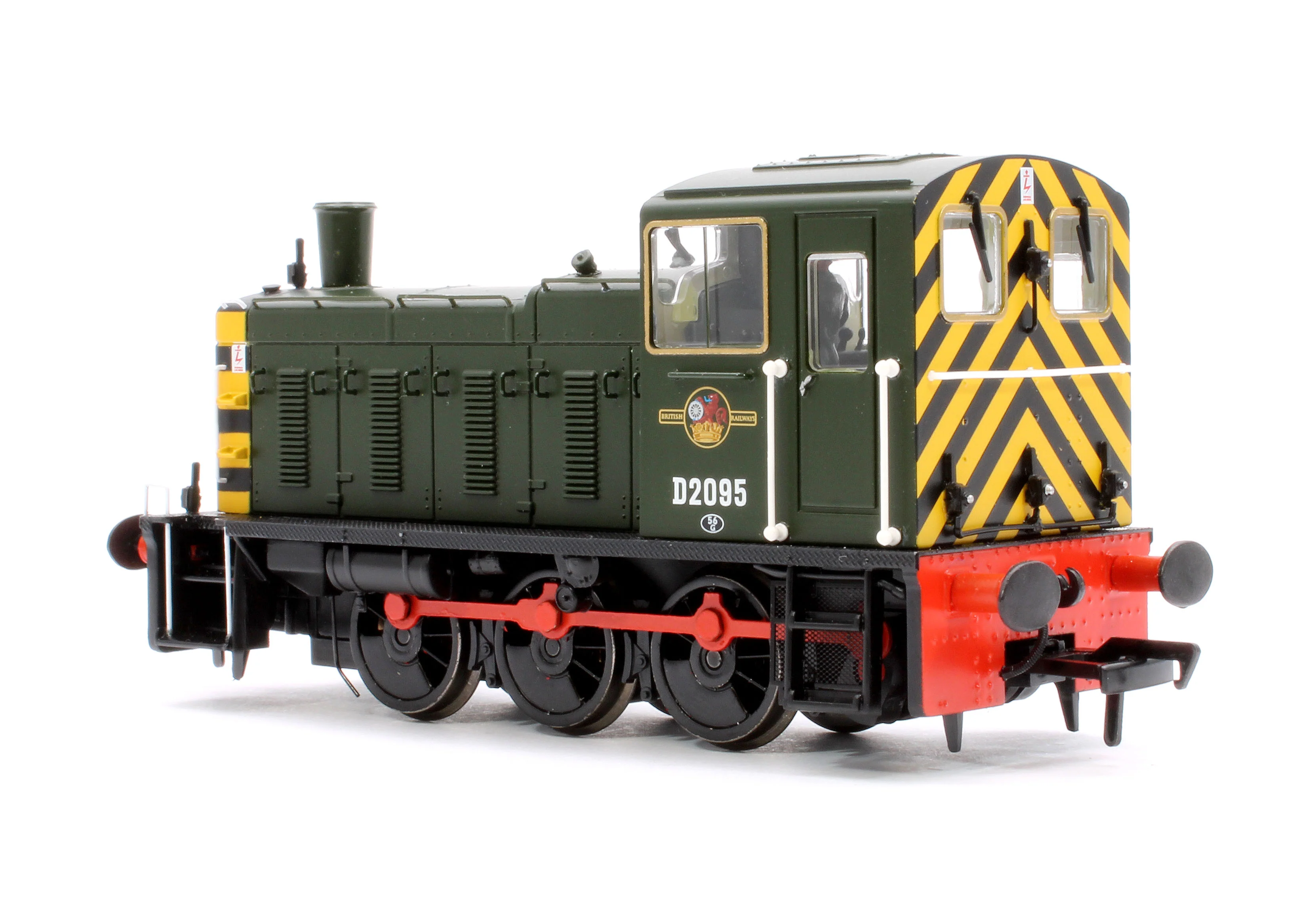 31-364A Class 03 D2095 BR Green (Wasp Stripes) Diesel Locomotive - Image 2