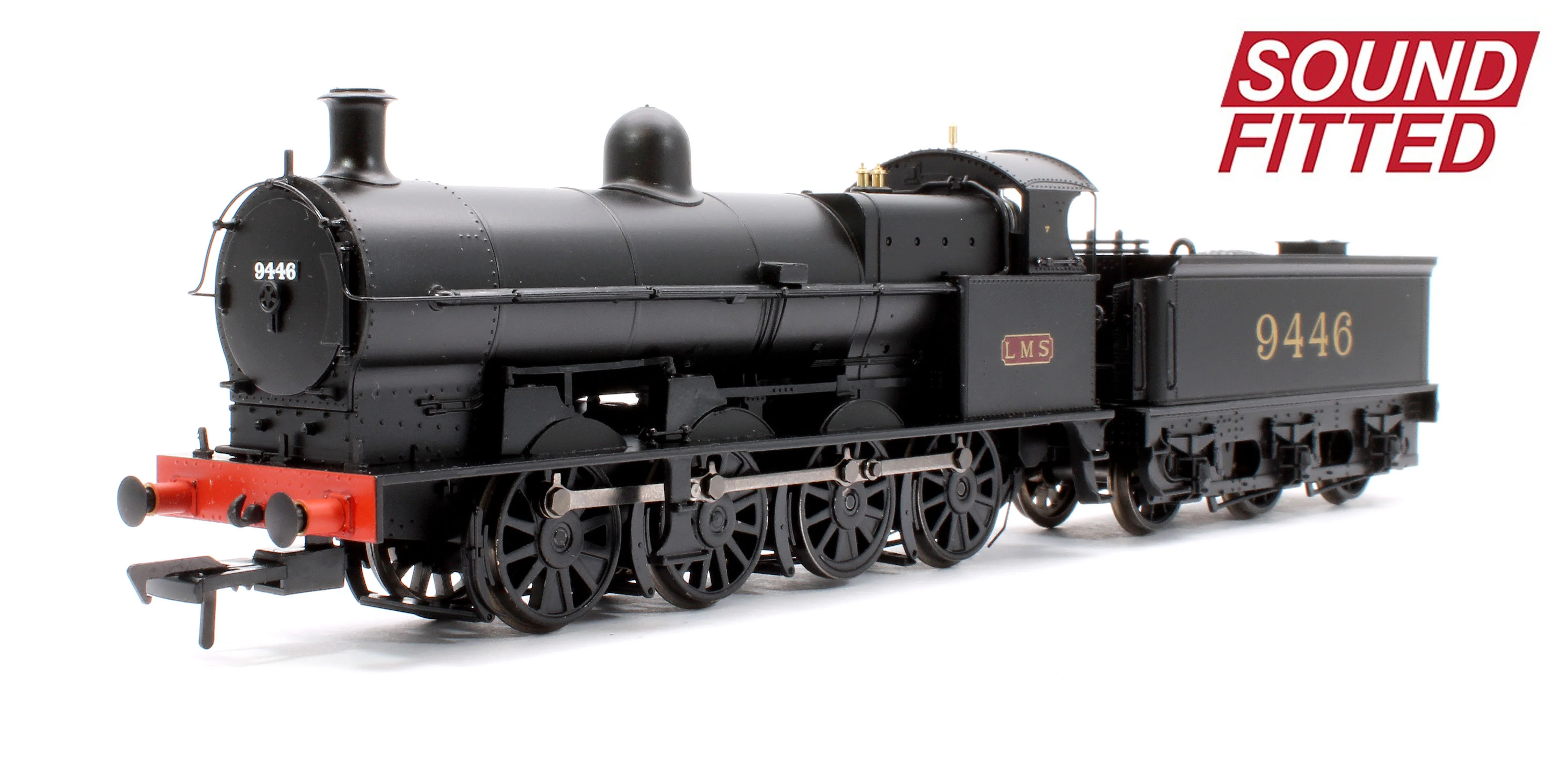 31-483SF LNWR G2 9446 LMS Black Steam Locomotive - DCC Sound - Image 2