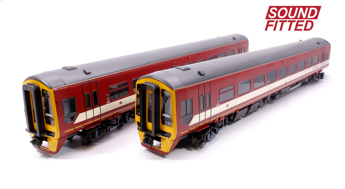 Class 158 2-Car DMU 158901 BR WYPTE Metro DCC SOUND