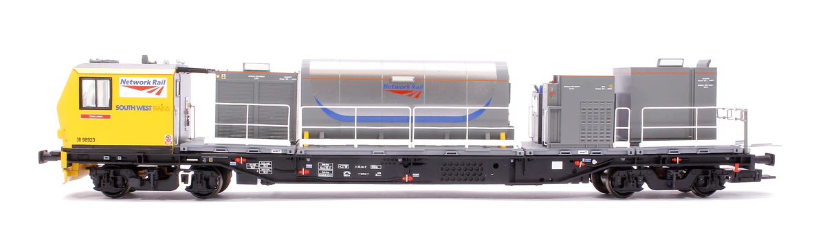 Windhoff MPV 2-Car Set Network Rail Yellow Nos. DR98923 and DR989 - DCC Sound - Image 9