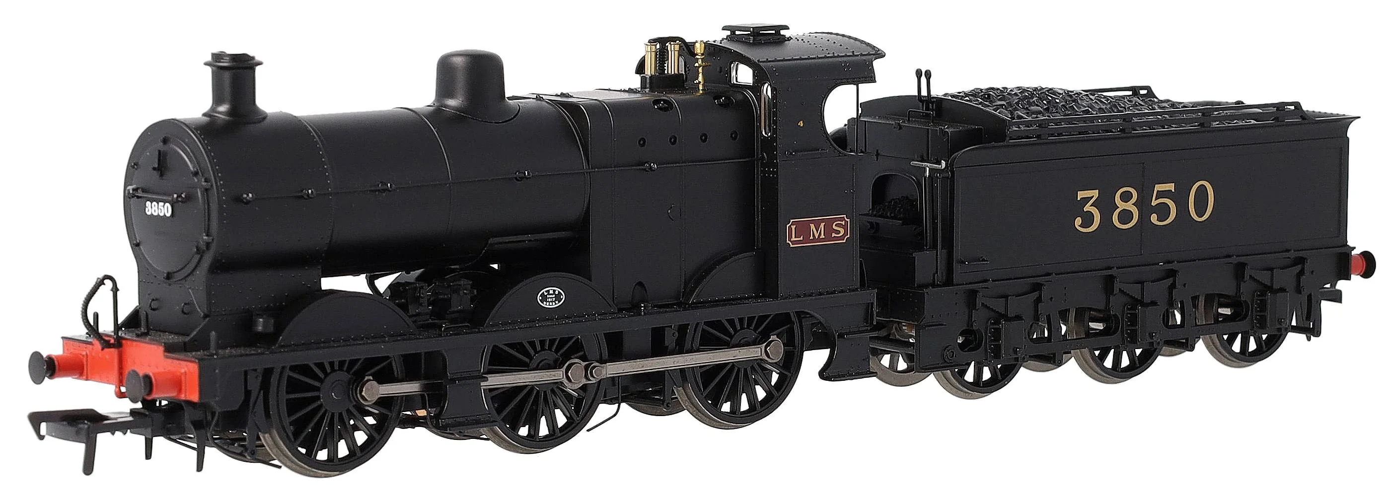 MR 3835 (4F) with Johnson-Deeley Tender 3850 LMS Black (MR Numerals) Steam Locomotive