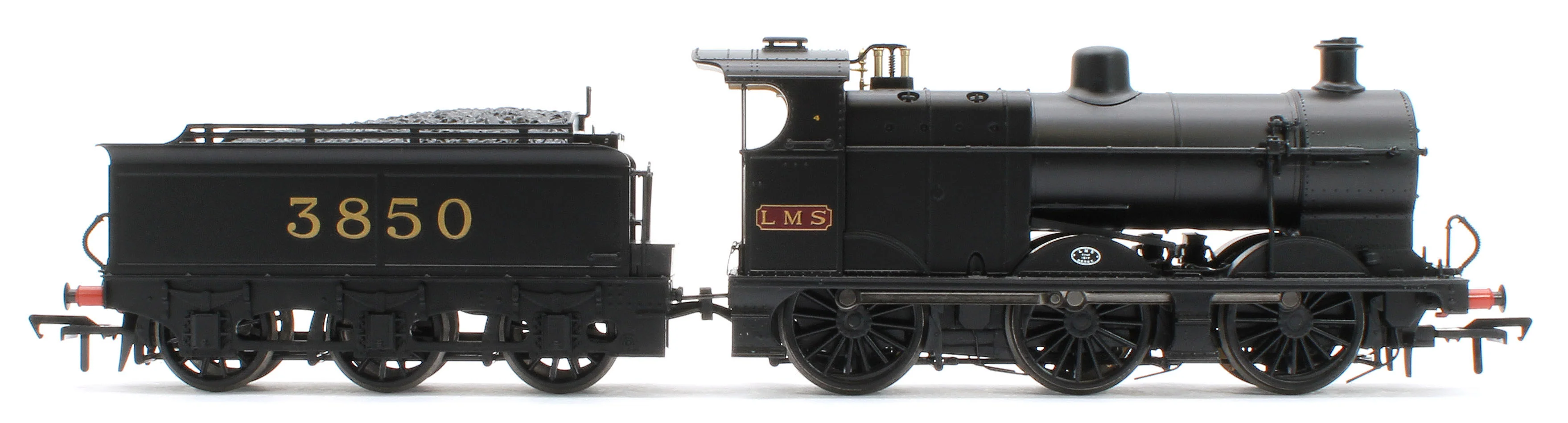 MR 3835 (4F) with Johnson-Deeley Tender 3850 LMS Black (MR Numerals) Steam Locomotive - Image 5