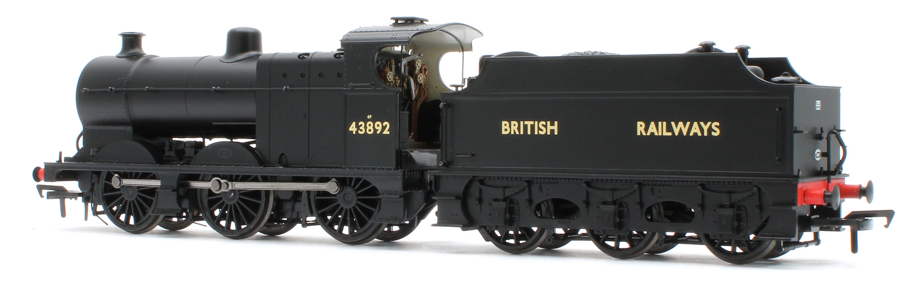 MR 3835 (4F) with Fowler Tender 43892 BR Black (British Railways) Steam Locomotive - Image 3