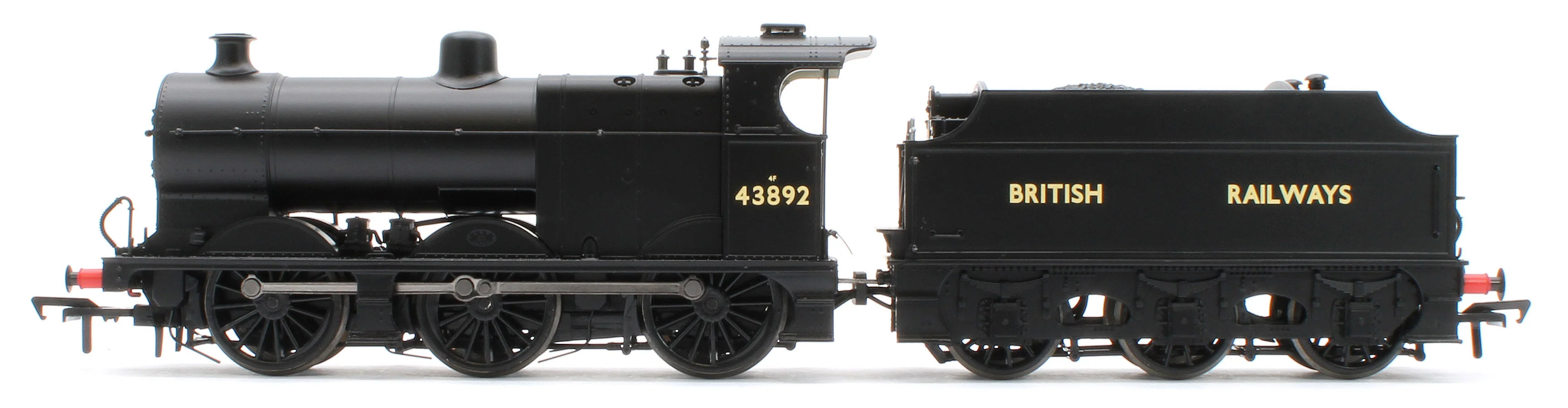 MR 3835 (4F) with Fowler Tender 43892 BR Black (British Railways) Steam Locomotive - DCC Sound - Image 2