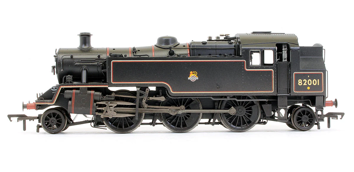 Pre-Owned 31-979A Standard Class 3MT 82001 BR Black Early Emblem Steam Locomotive (Weathered) - DCC Fitted - Image 4