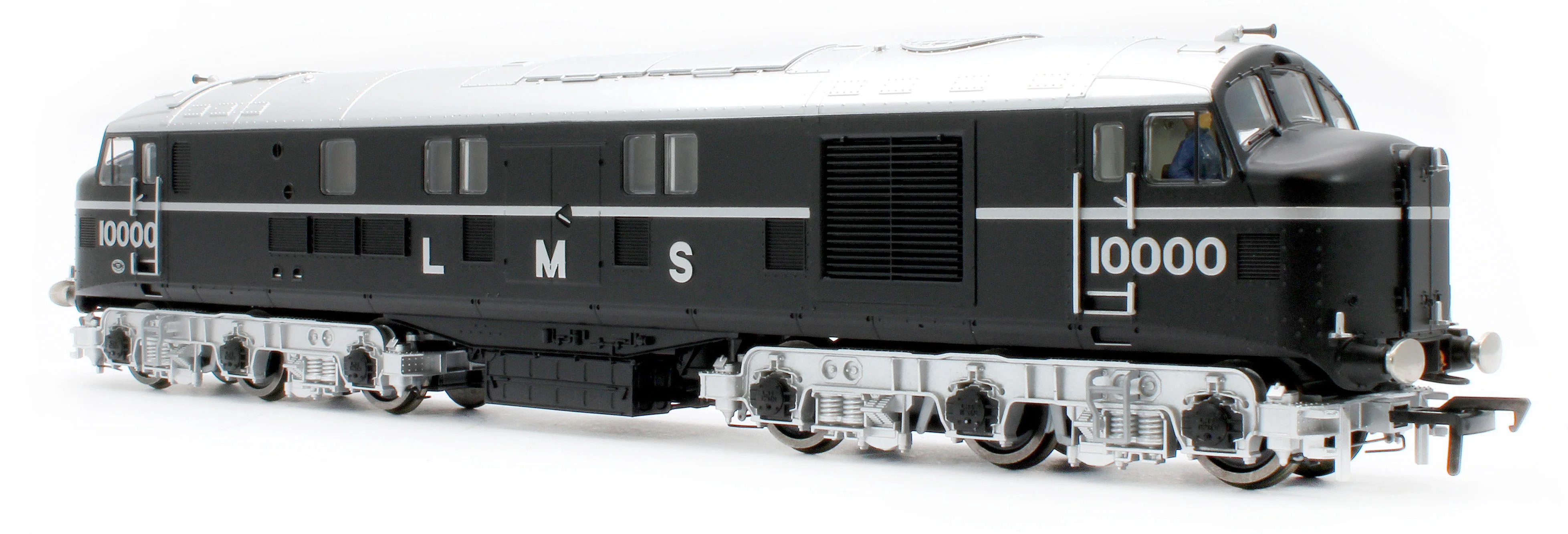 LMS 10000 Black & Chrome With LMS Lettering Diesel Locomotive - DCC Sound - Image 6