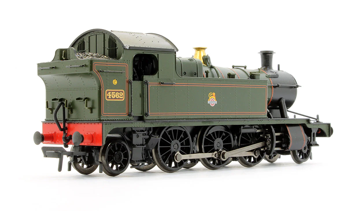 Pre-Owned 32-132 GWR 45XX Prairie Tank 4562 BR Lined Green Early Emblem Steam Locomotive - DCC Fitted - Image 2